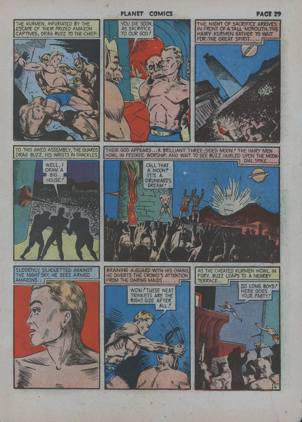 Planet Comics #12 (Fiction House), page 31. Public domain (US).