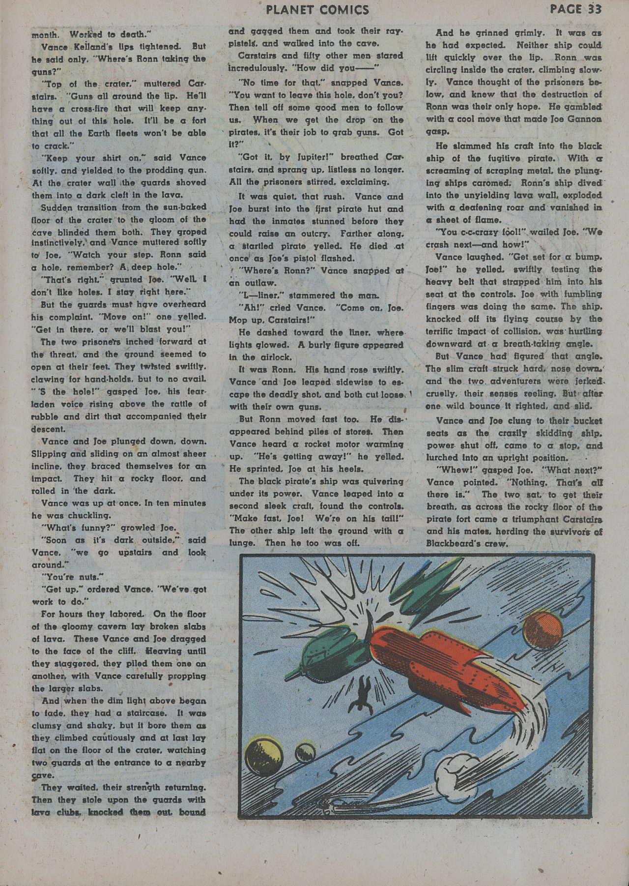 Planet Comics #12 (Fiction House), page 35. Public domain (US).