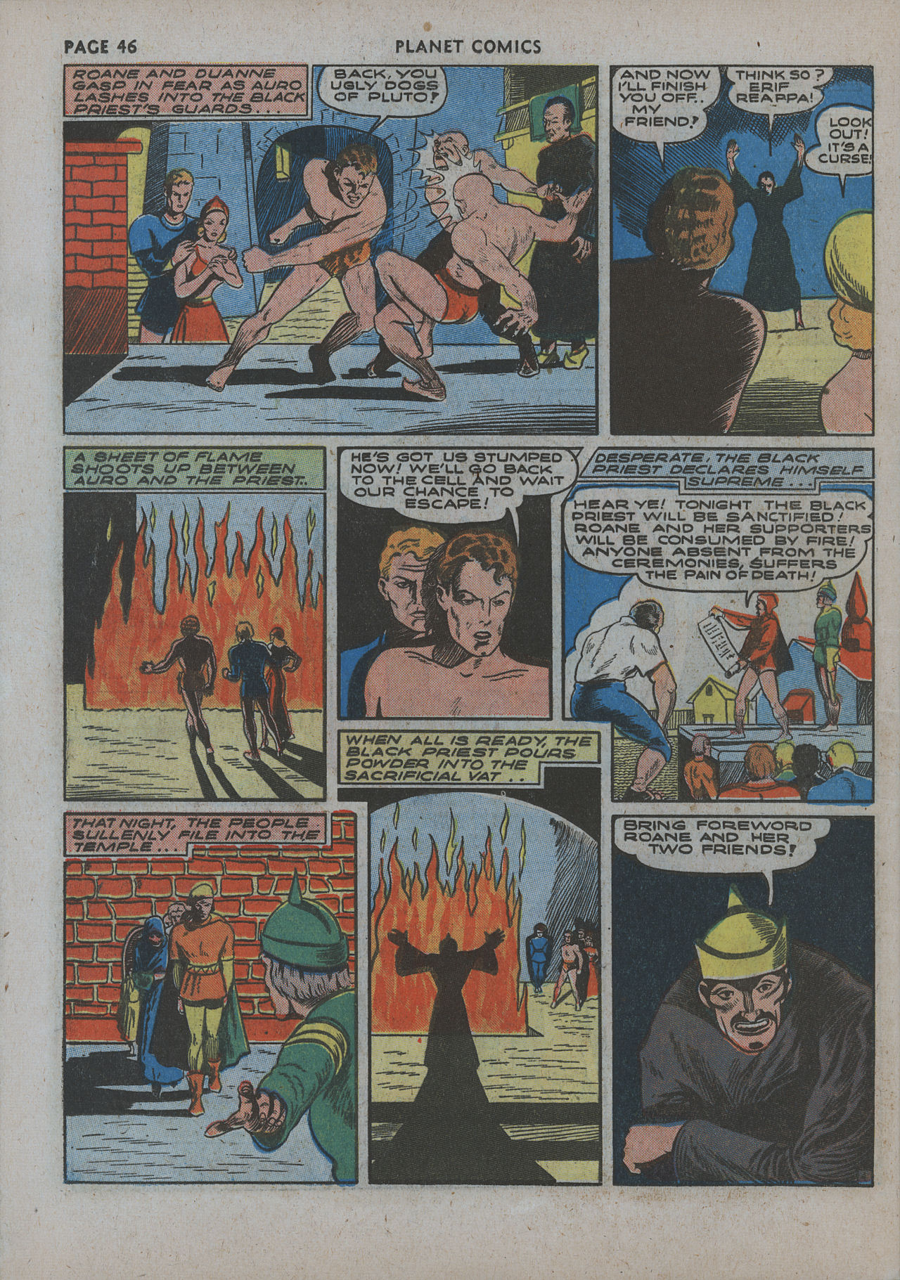 Planet Comics #12 (Fiction House), page 48. Public domain (US).