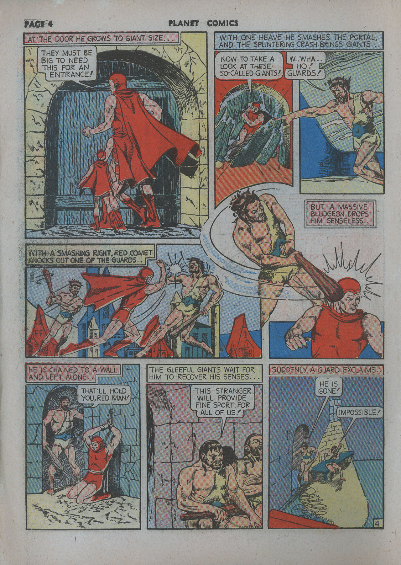 Planet Comics #12 (Fiction House), page 6. Public domain (US).