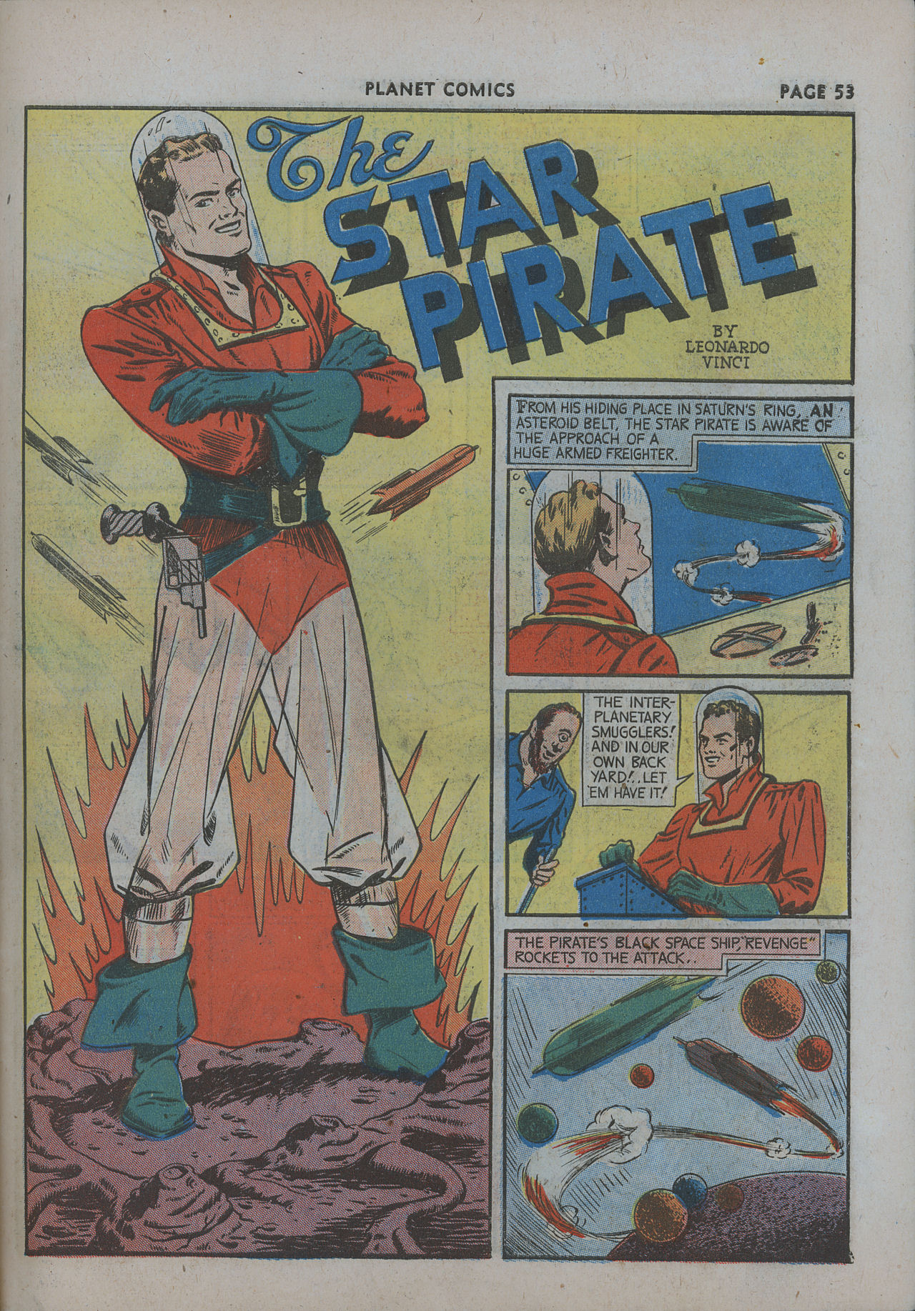 Planet Comics #12 (Fiction House), page 55. Public domain (US).