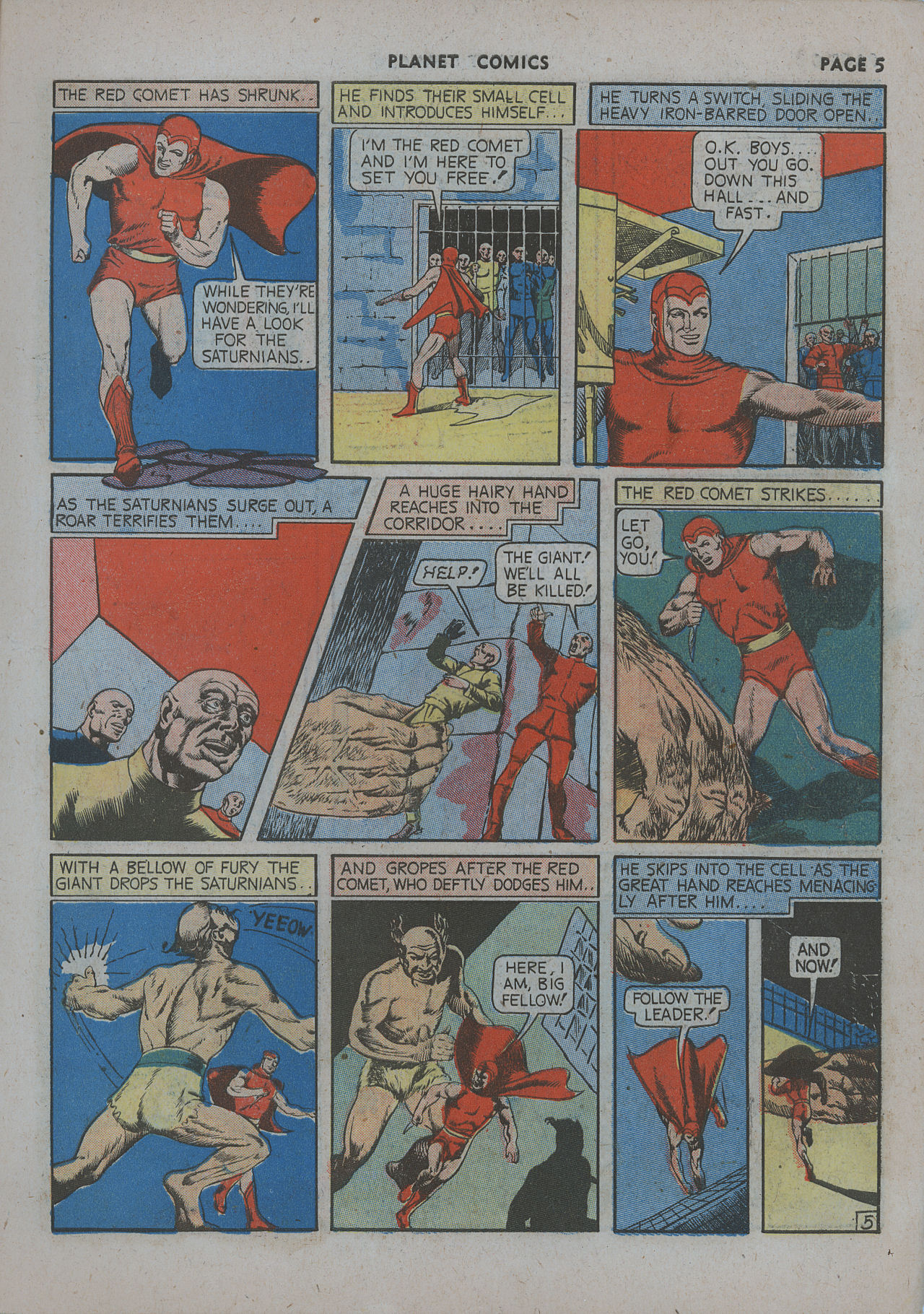 Planet Comics #12 (Fiction House), page 7. Public domain (US).