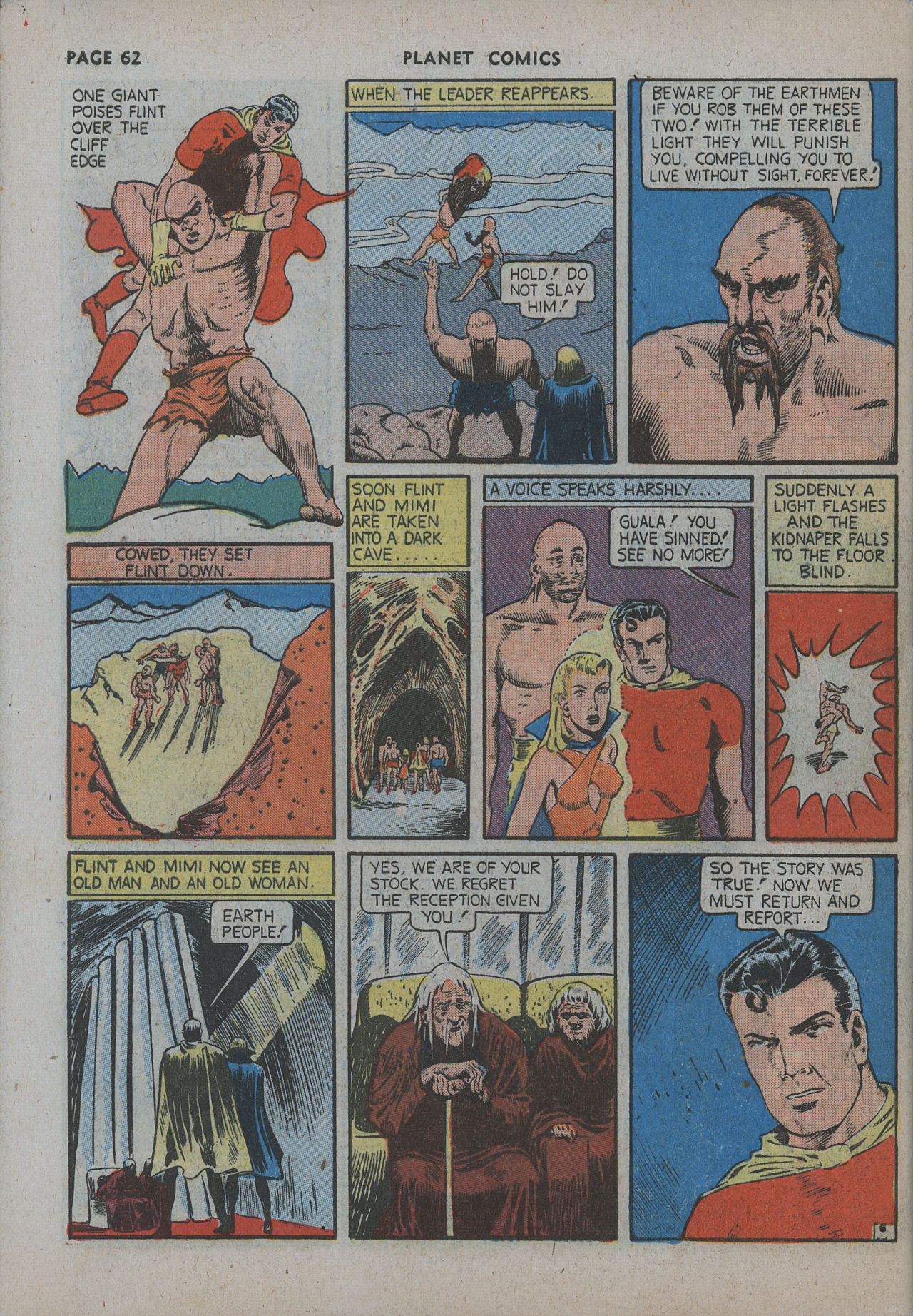 Planet Comics #12 (Fiction House), page 64. Public domain (US).