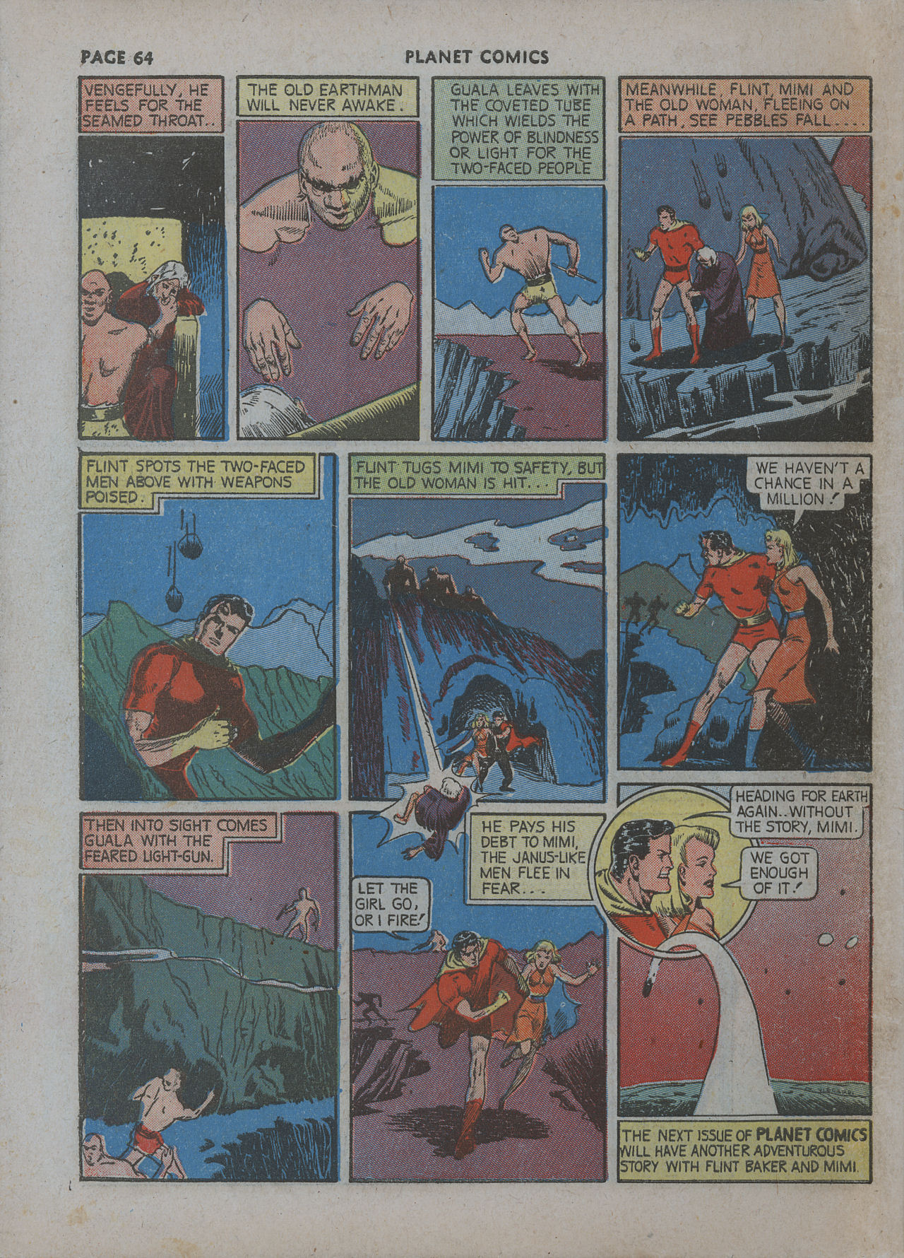 Planet Comics #12 (Fiction House), page 66. Public domain (US).