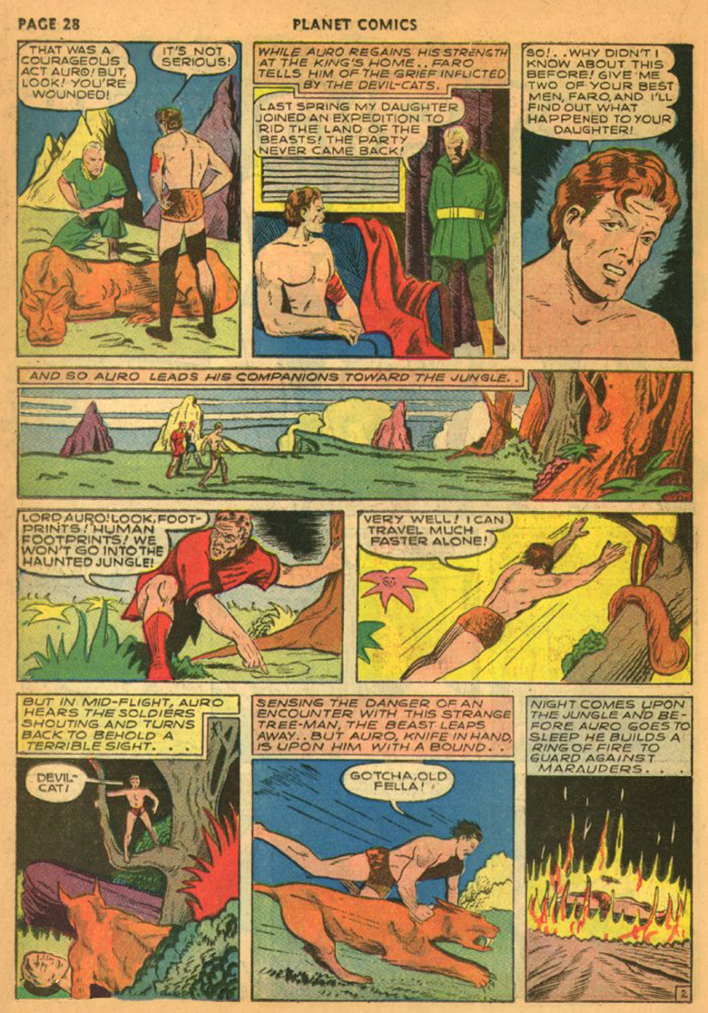 Planet Comics #13 (Fiction House), page 31. Public domain (US).