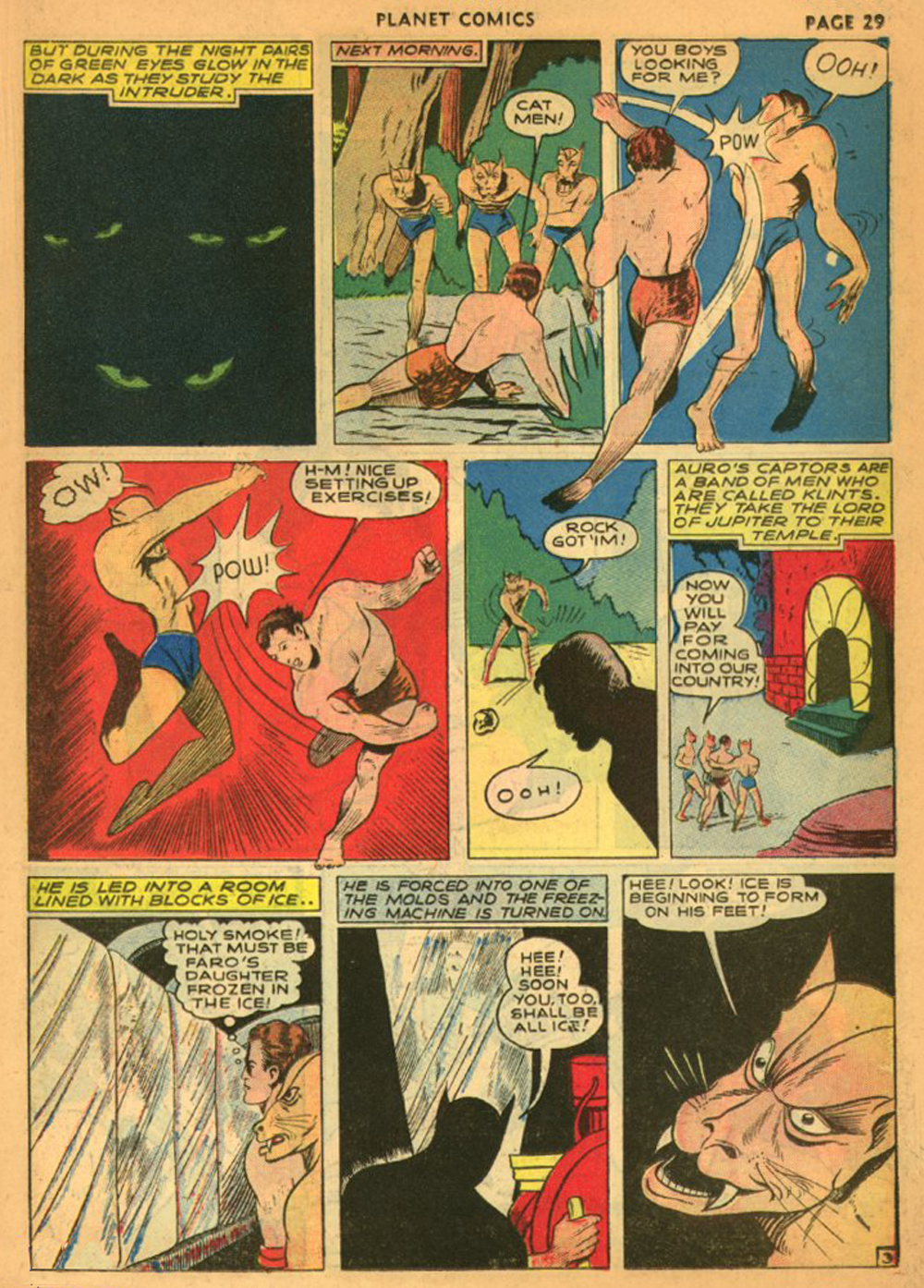 Planet Comics #13 (Fiction House), page 32. Public domain (US).