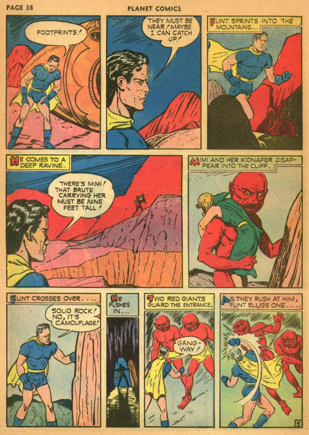 Planet Comics #13 (Fiction House), page 41. Public domain (US).