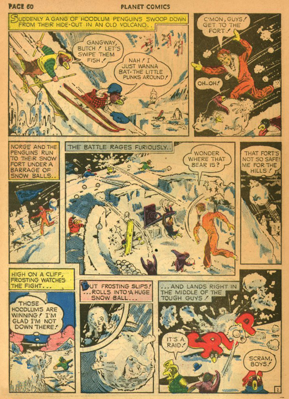 Planet Comics #13 (Fiction House), page 63. Public domain (US).