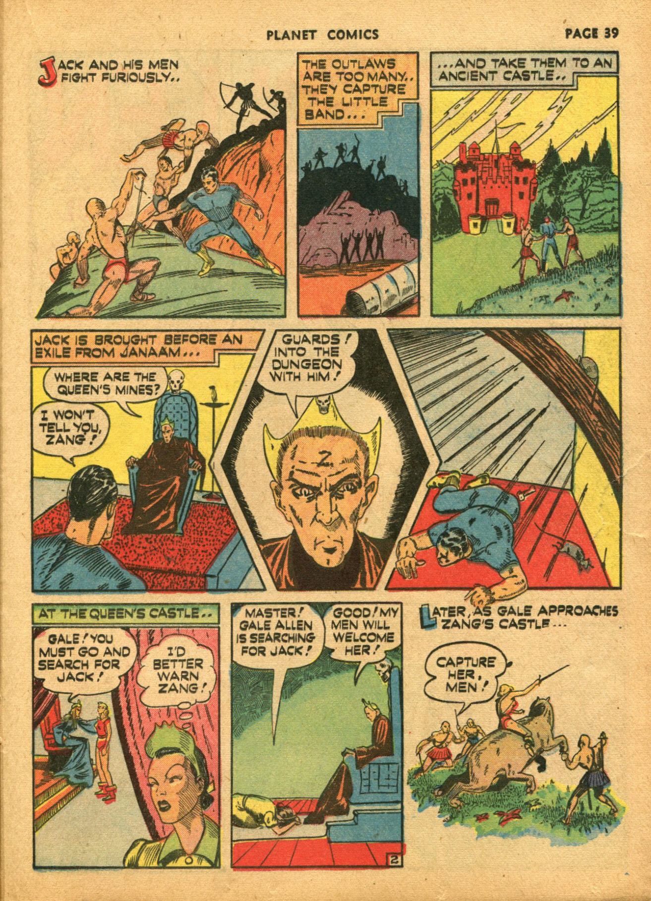 Planet Comics #14 (Fiction House), page 41. Public domain (US).