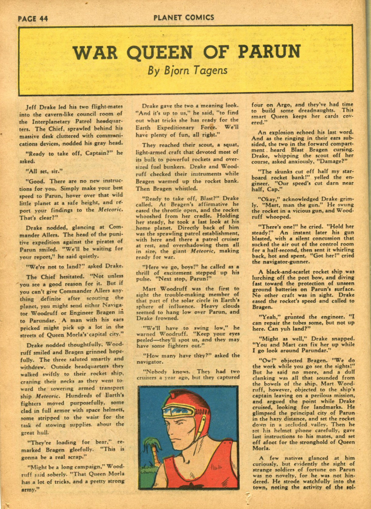 Planet Comics #14 (Fiction House), page 46. Public domain (US).