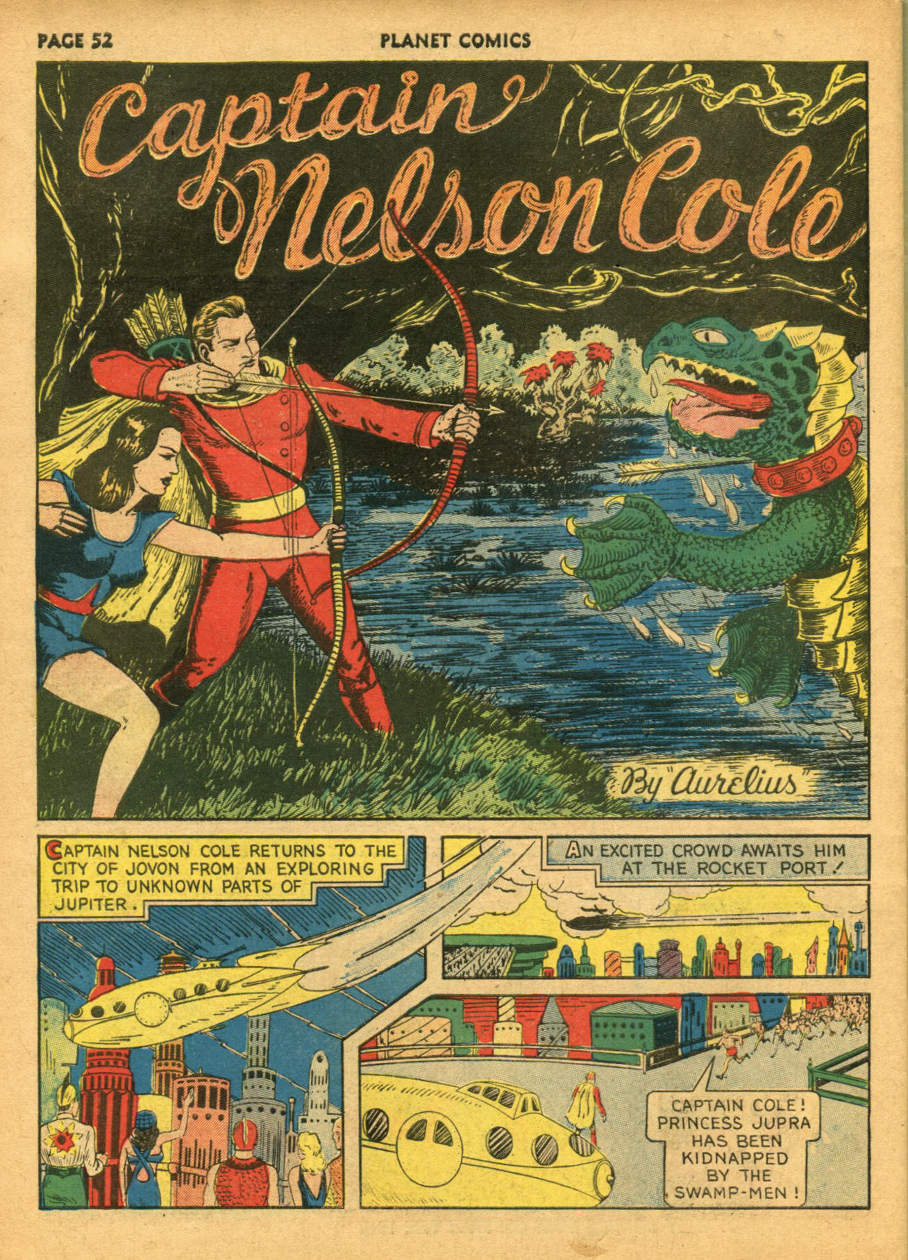 Planet Comics #14 (Fiction House), page 54. Public domain (US).