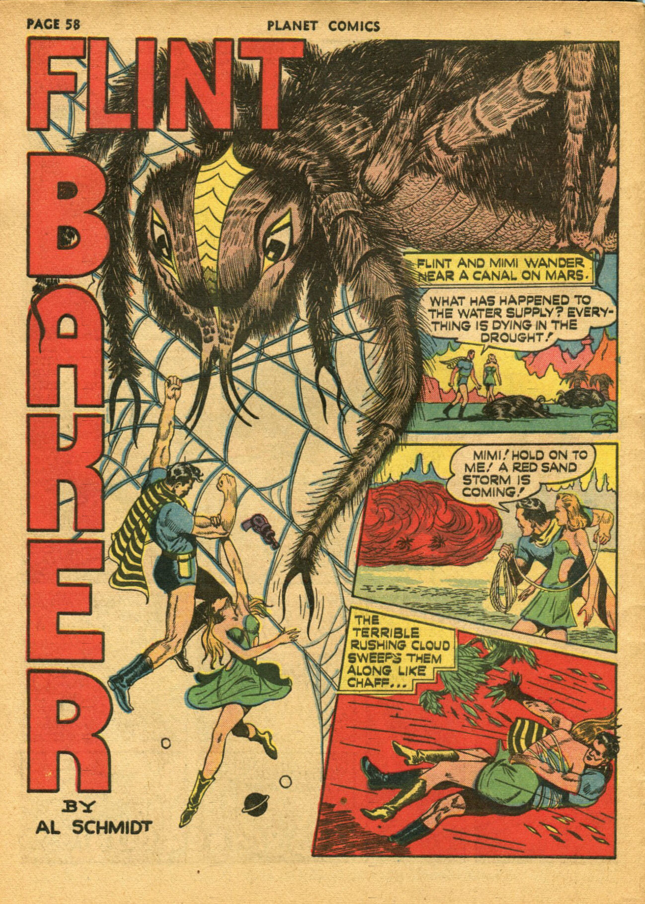 Planet Comics #14 (Fiction House), page 60. Public domain (US).