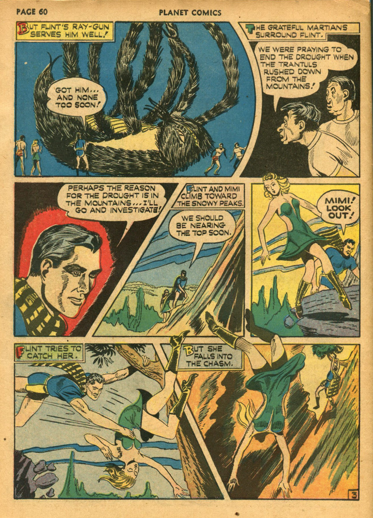 Planet Comics #14 (Fiction House), page 62. Public domain (US).