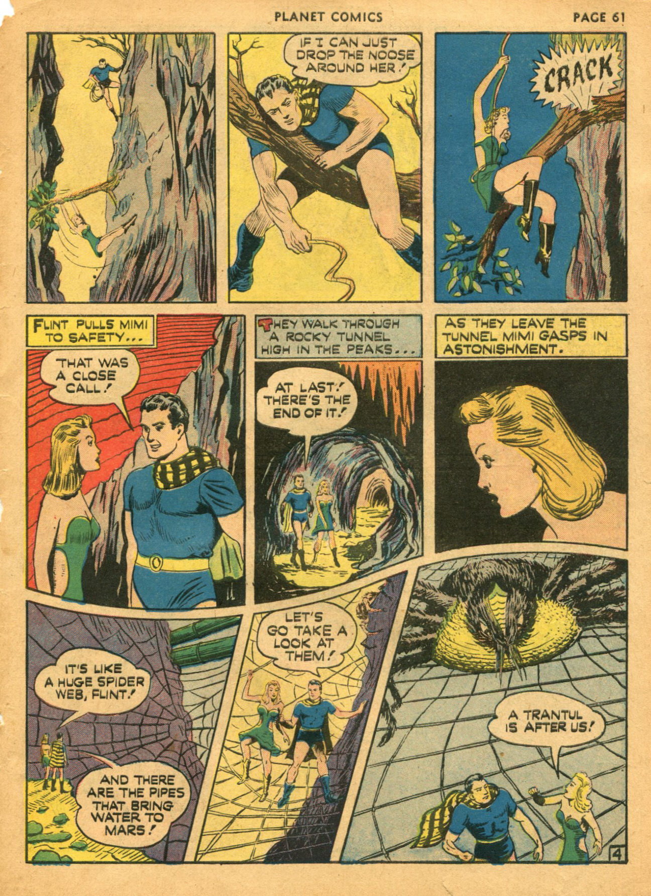 Planet Comics #14 (Fiction House), page 63. Public domain (US).