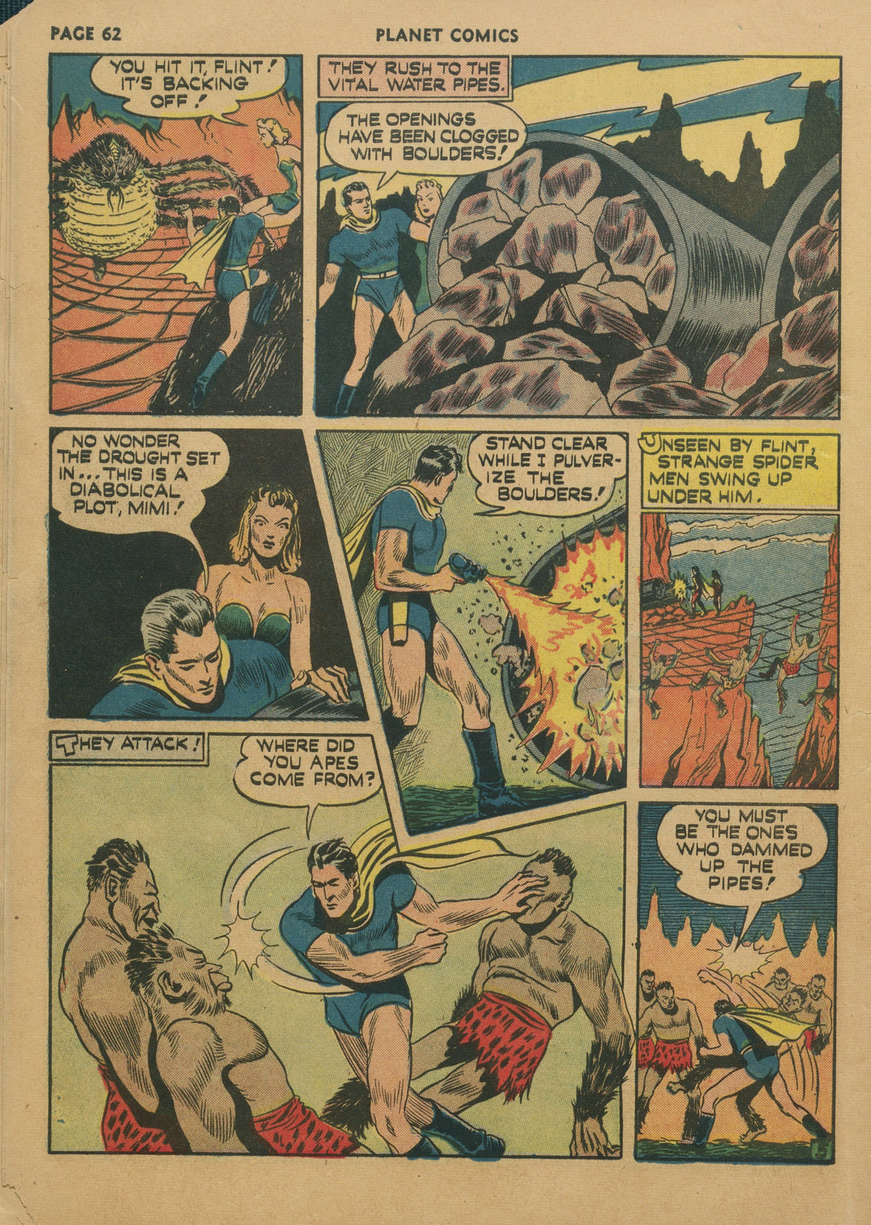 Planet Comics #14 (Fiction House), page 64. Public domain (US).
