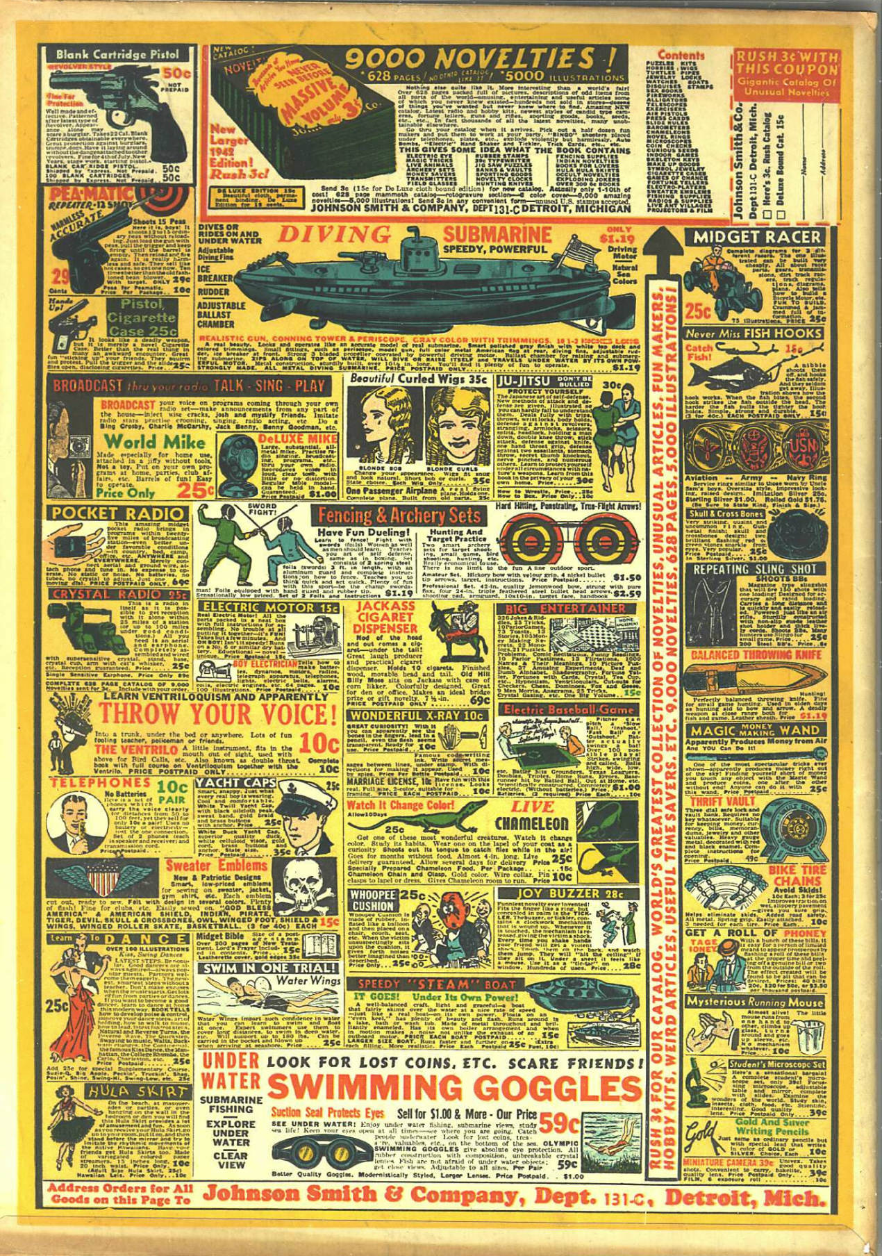 Planet Comics #14 (Fiction House), page 68. Public domain (US).