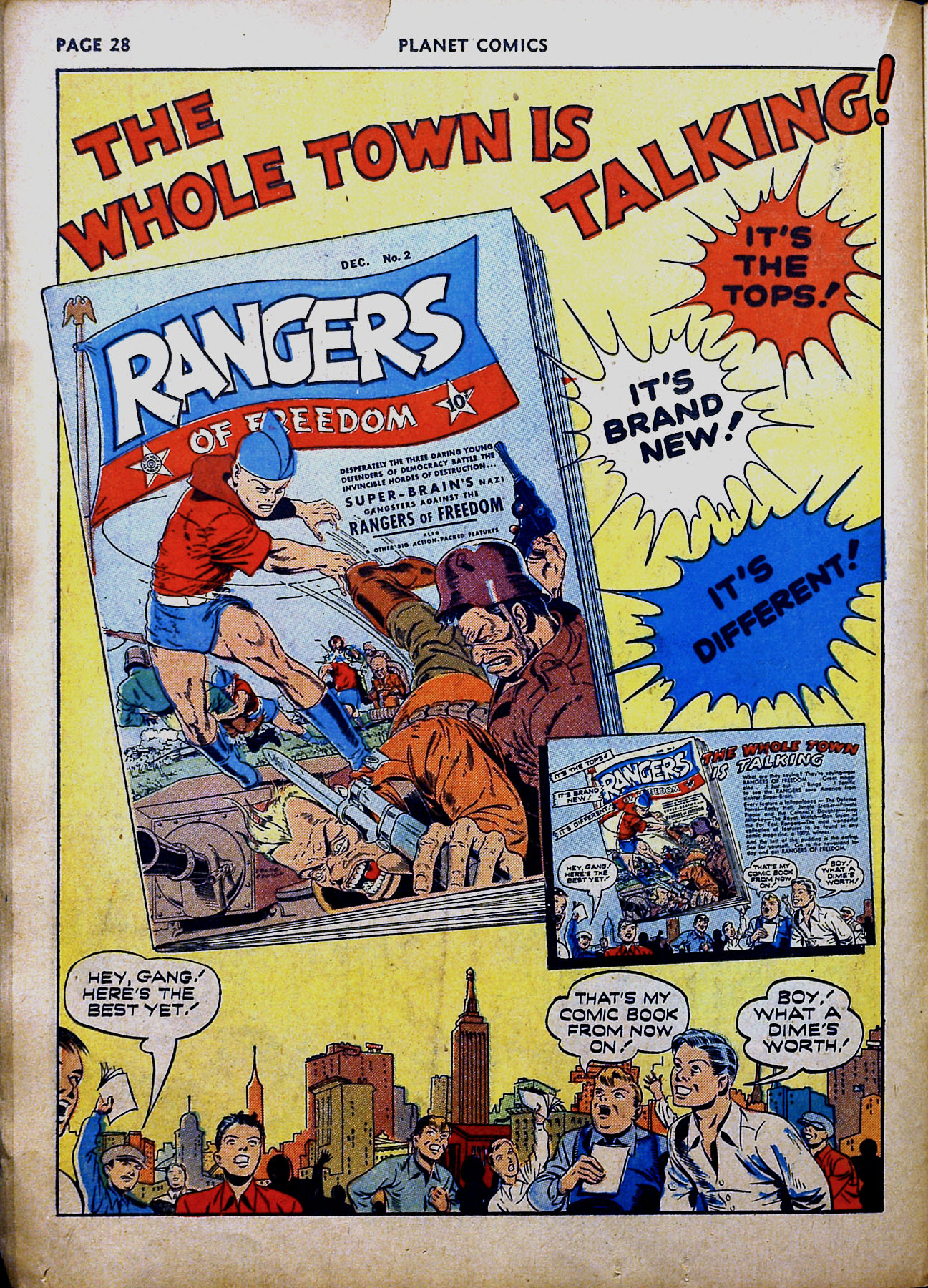 Planet Comics #16 (Fiction House), page 30. Public domain (US).