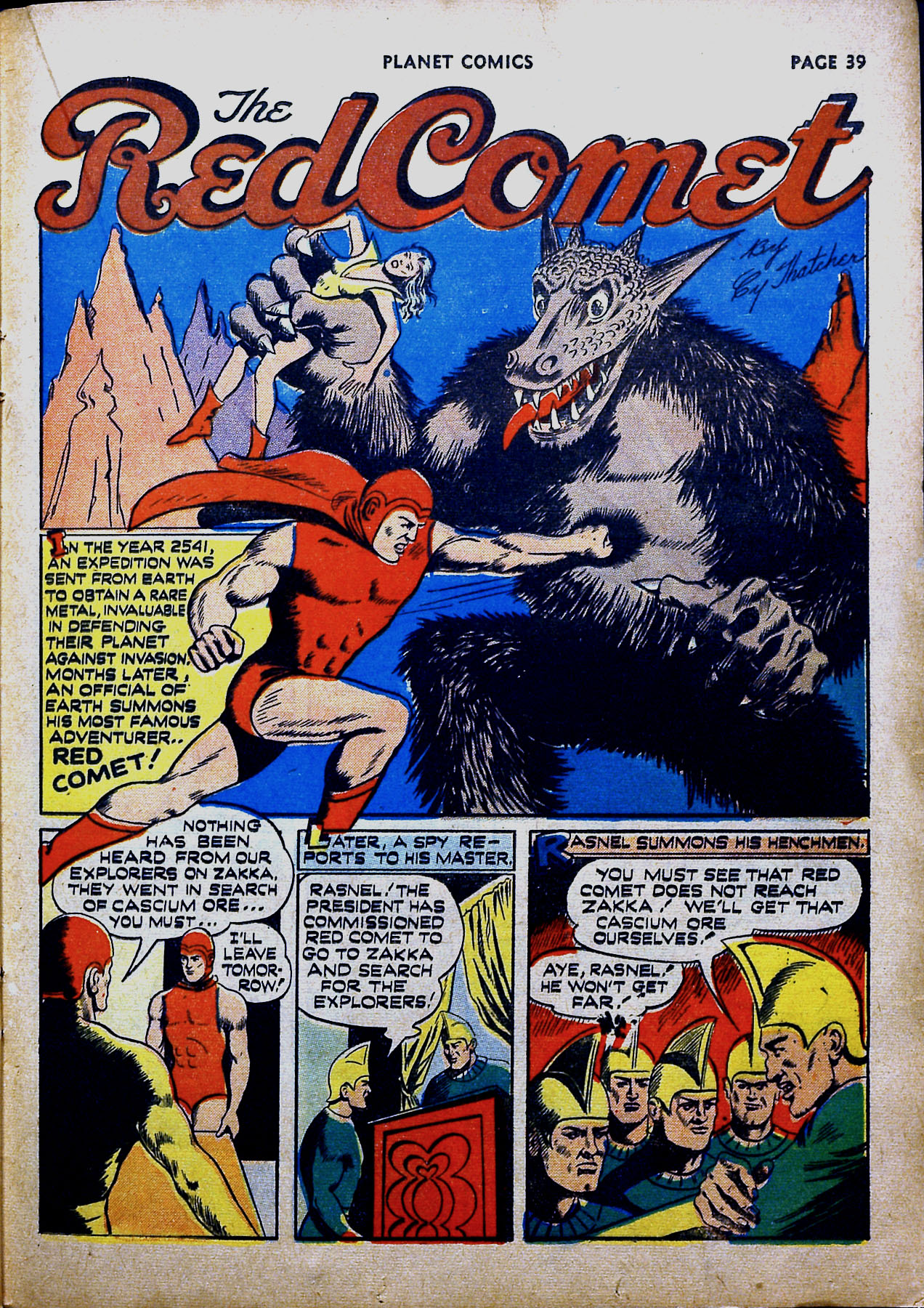 Planet Comics #16 (Fiction House), page 41. Public domain (US).