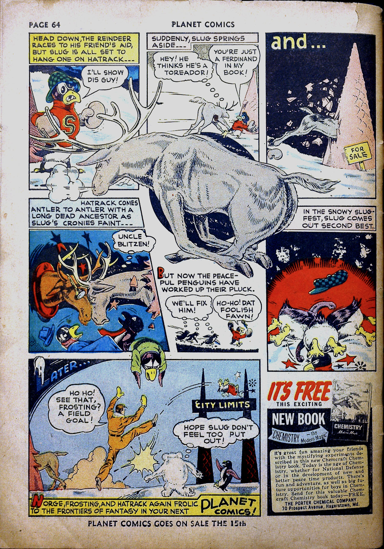 Planet Comics #16 (Fiction House), page 66. Public domain (US).