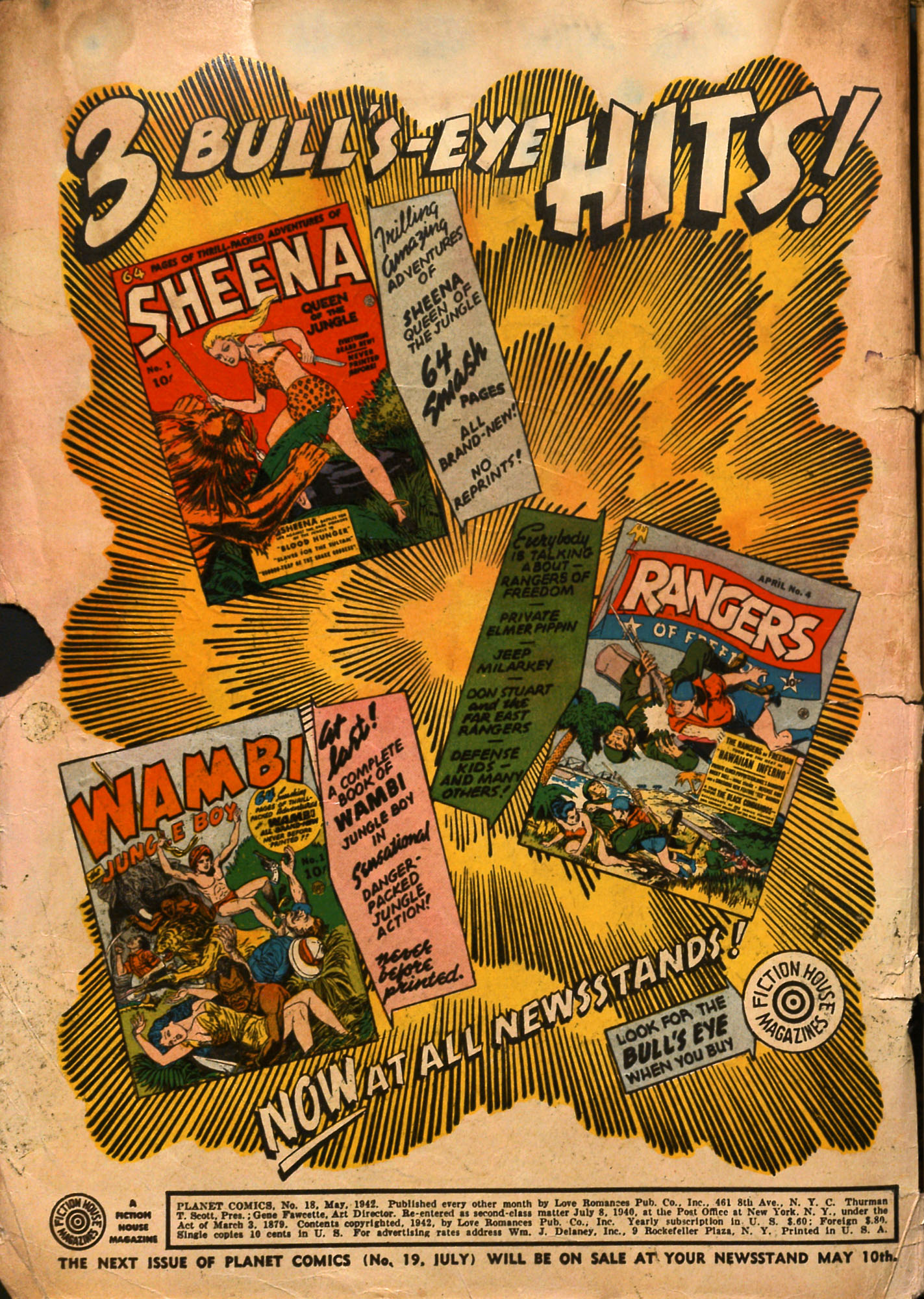 Planet Comics #18 (Fiction House), page 2. Public domain (US).