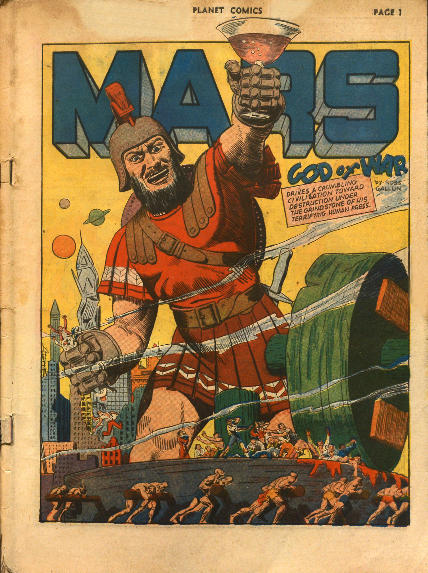 Planet Comics #18 (Fiction House), page 3. Public domain (US).