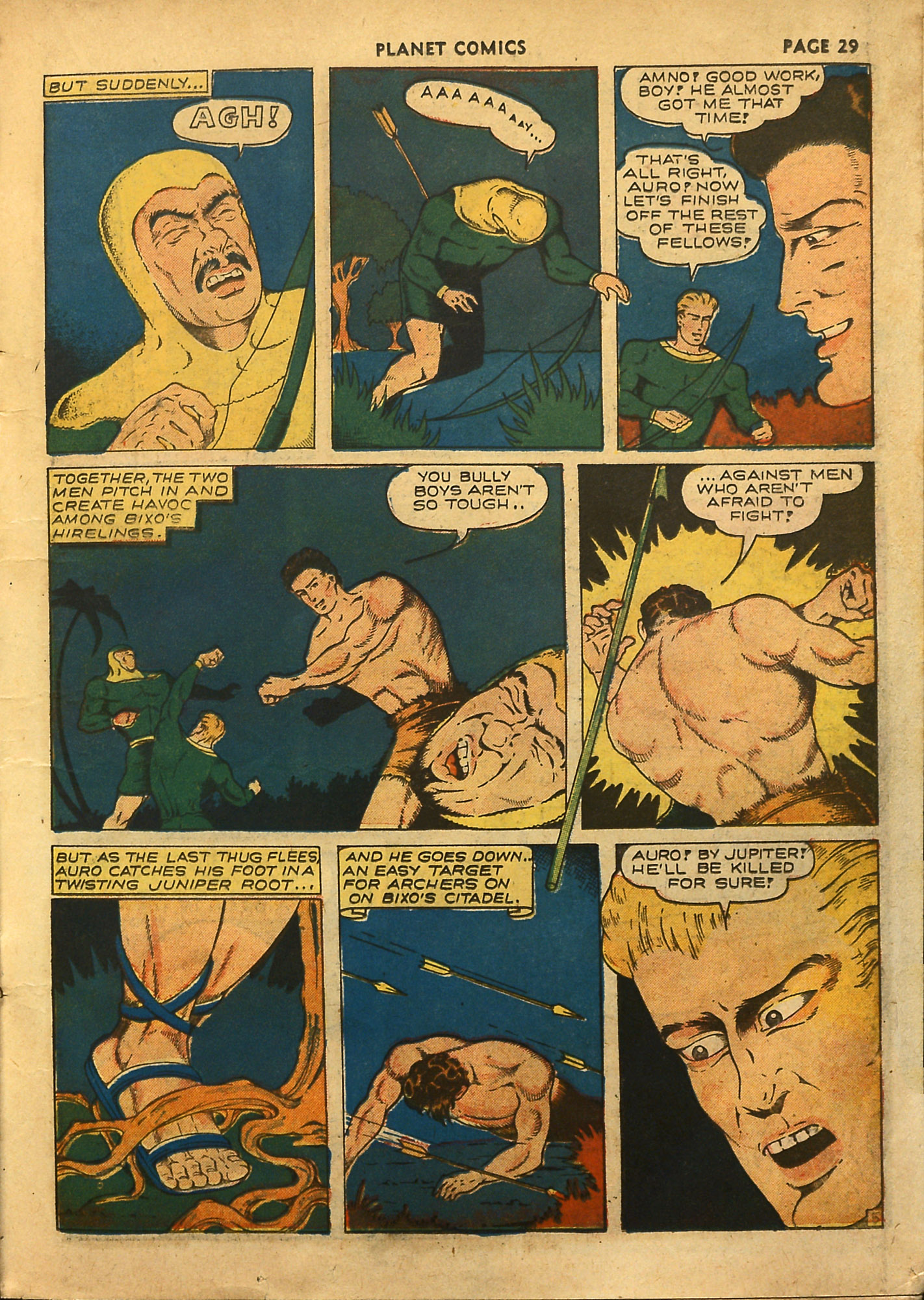 Planet Comics #18 (Fiction House), page 31. Public domain (US).