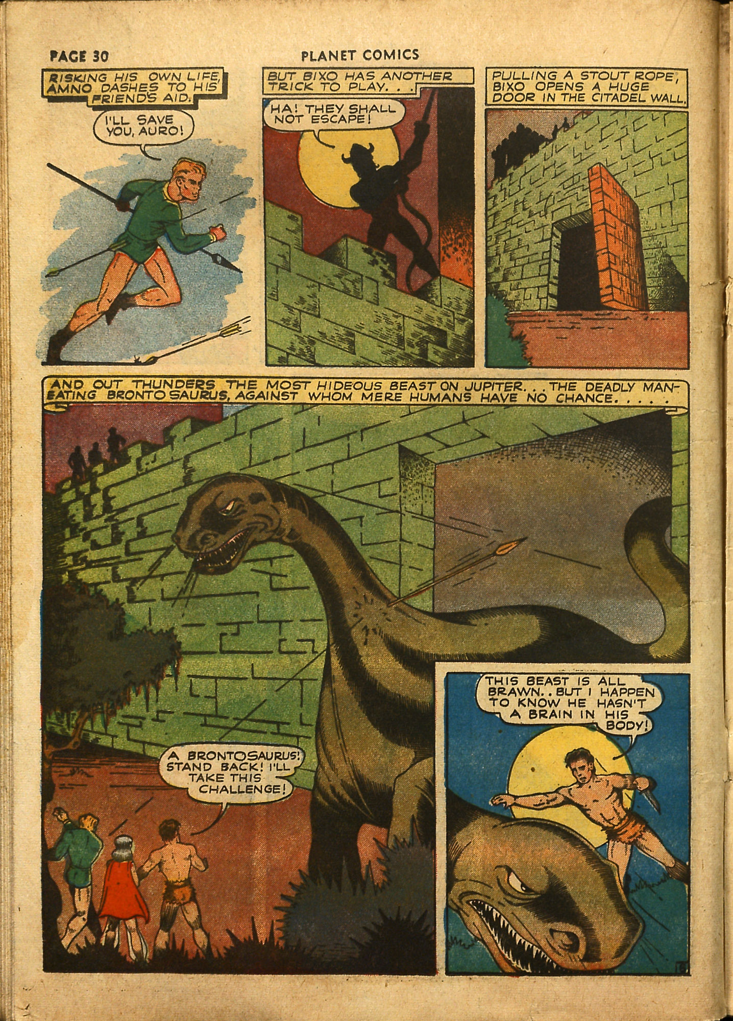 Planet Comics #18 (Fiction House), page 32. Public domain (US).