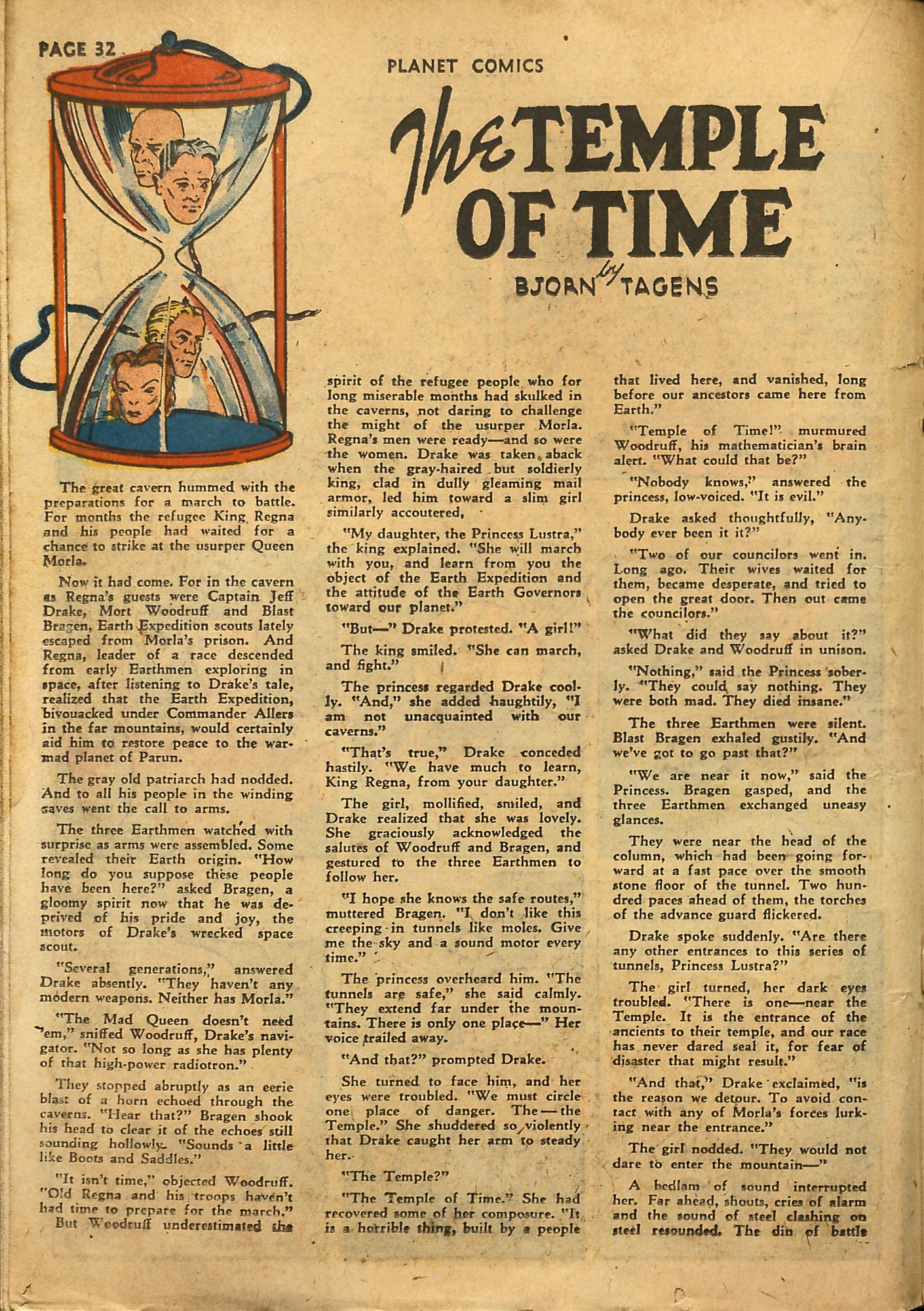 Planet Comics #18 (Fiction House), page 34. Public domain (US).