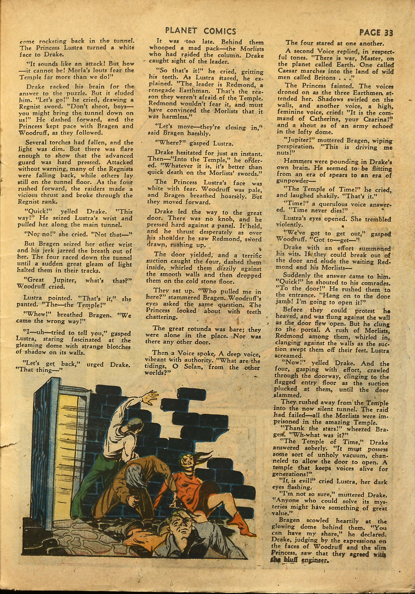 Planet Comics #18 (Fiction House), page 35. Public domain (US).