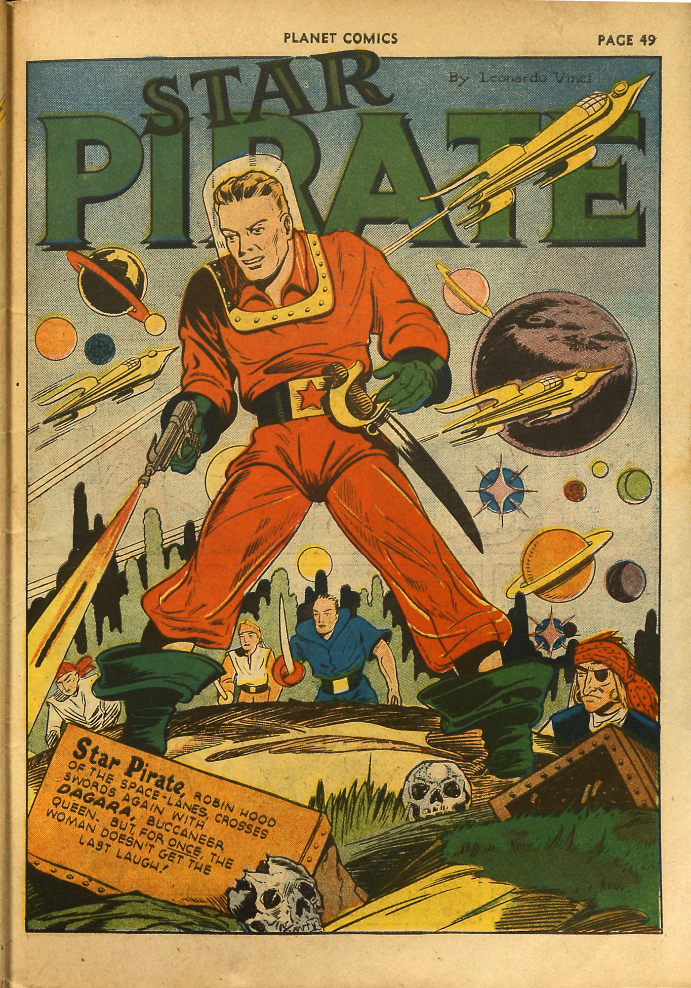Planet Comics #18 (Fiction House), page 51. Public domain (US).