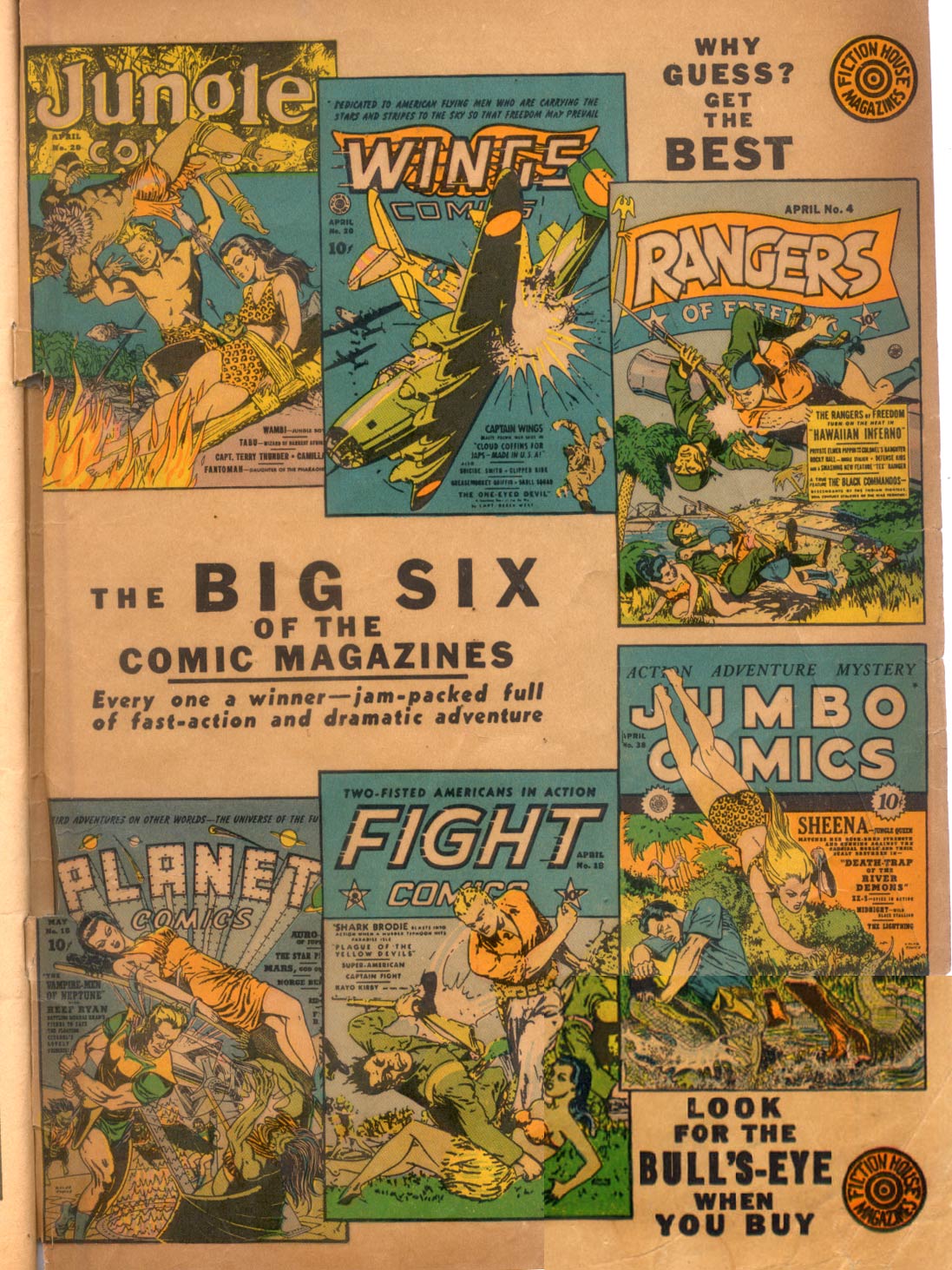 Planet Comics #18 (Fiction House), page 67. Public domain (US).
