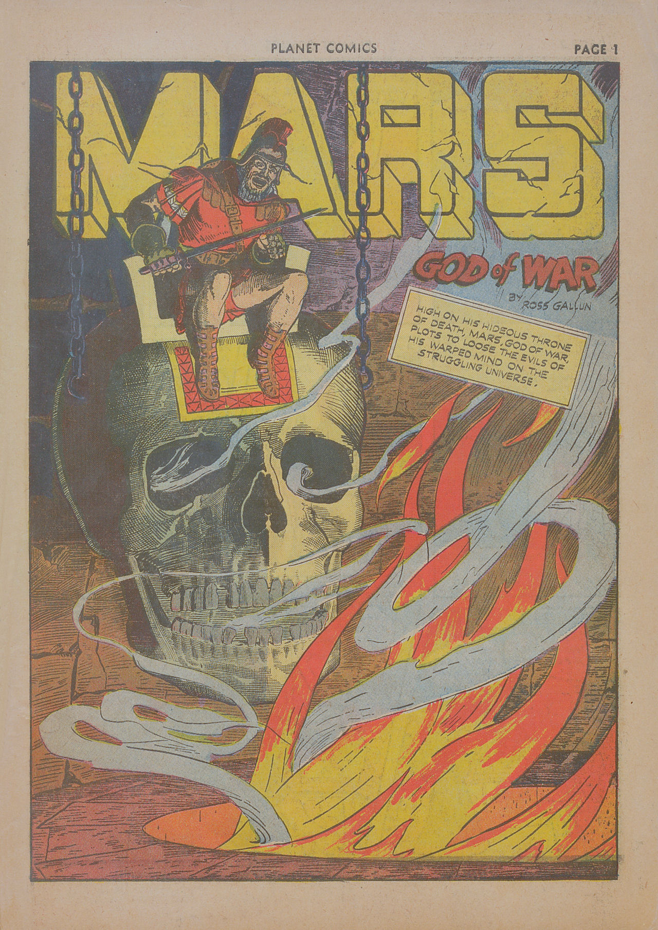 Planet Comics #19 (Fiction House), page 3. Public domain (US).