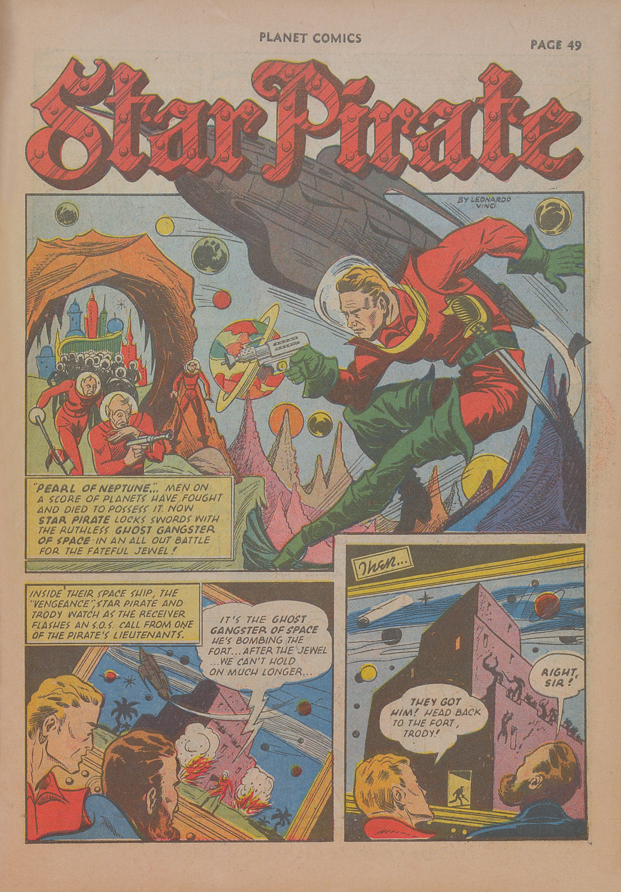 Planet Comics #19 (Fiction House), page 50. Public domain (US).