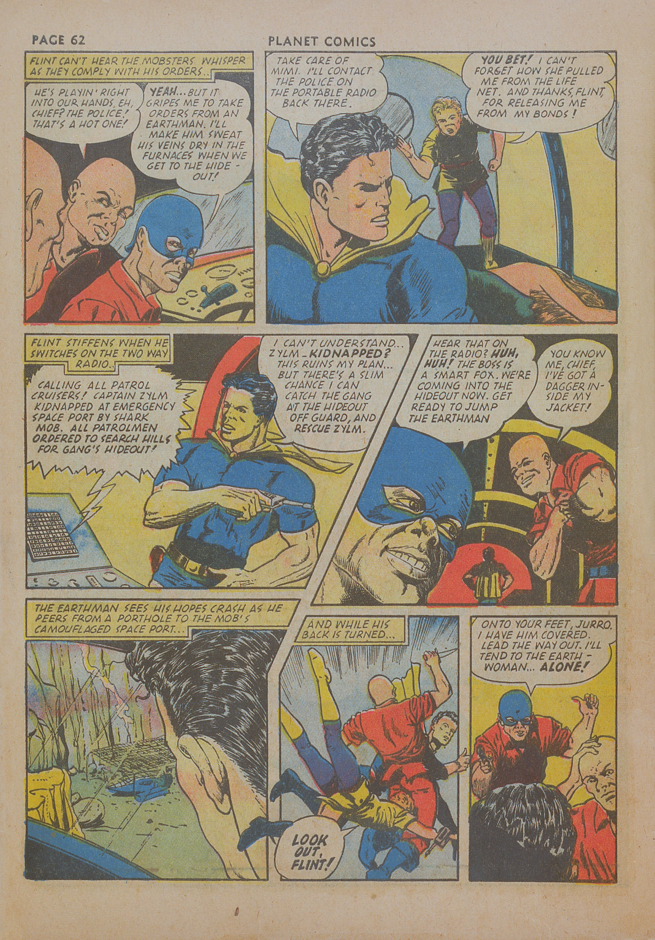 Planet Comics #19 (Fiction House), page 63. Public domain (US).