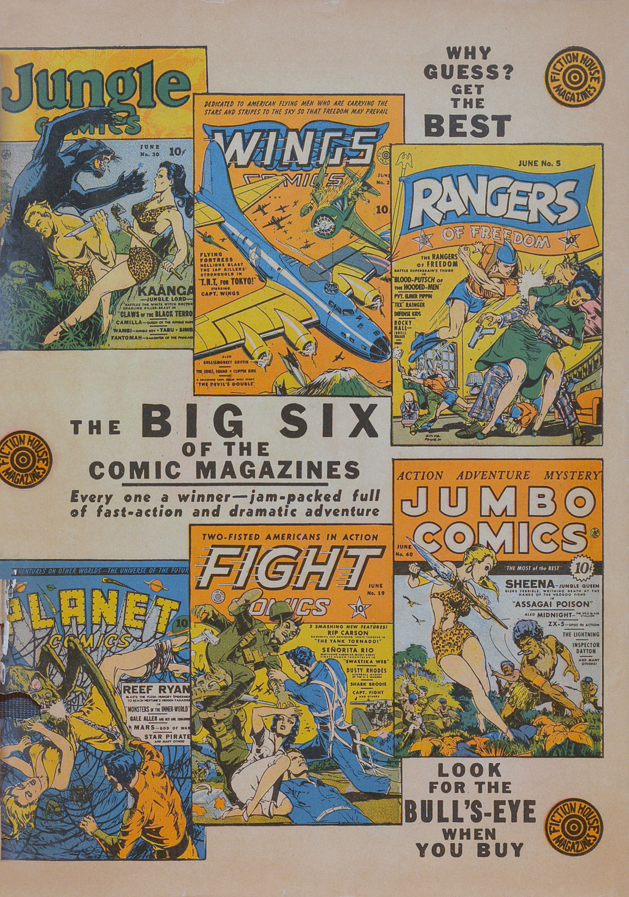 Planet Comics #19 (Fiction House), page 66. Public domain (US).