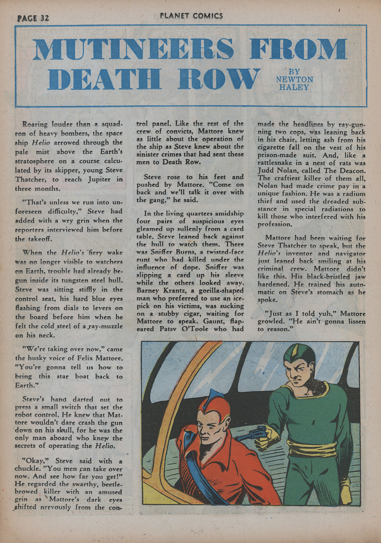 Planet Comics #20 (Fiction House), page 34. Public domain (US).
