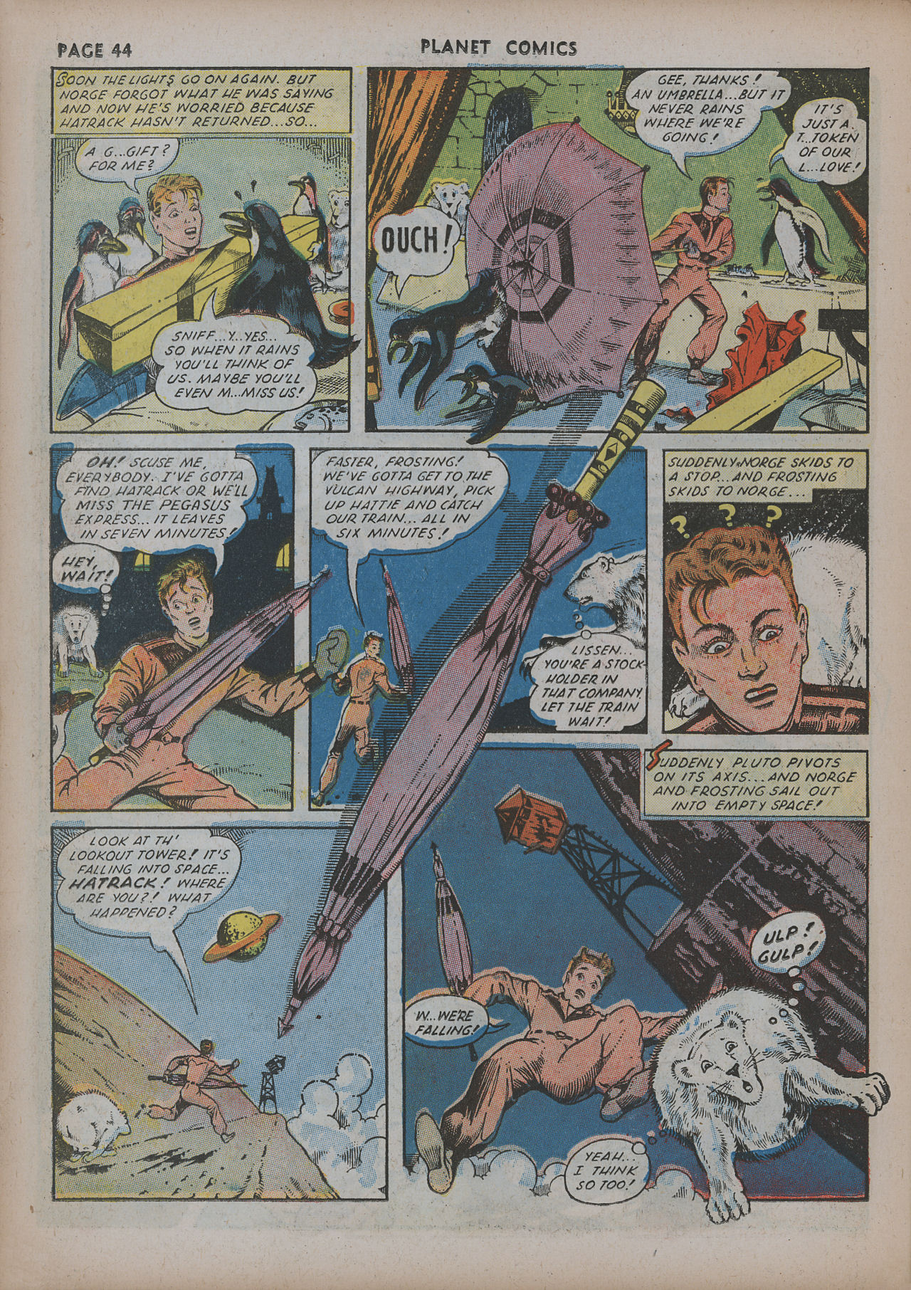 Planet Comics #20 (Fiction House), page 46. Public domain (US).