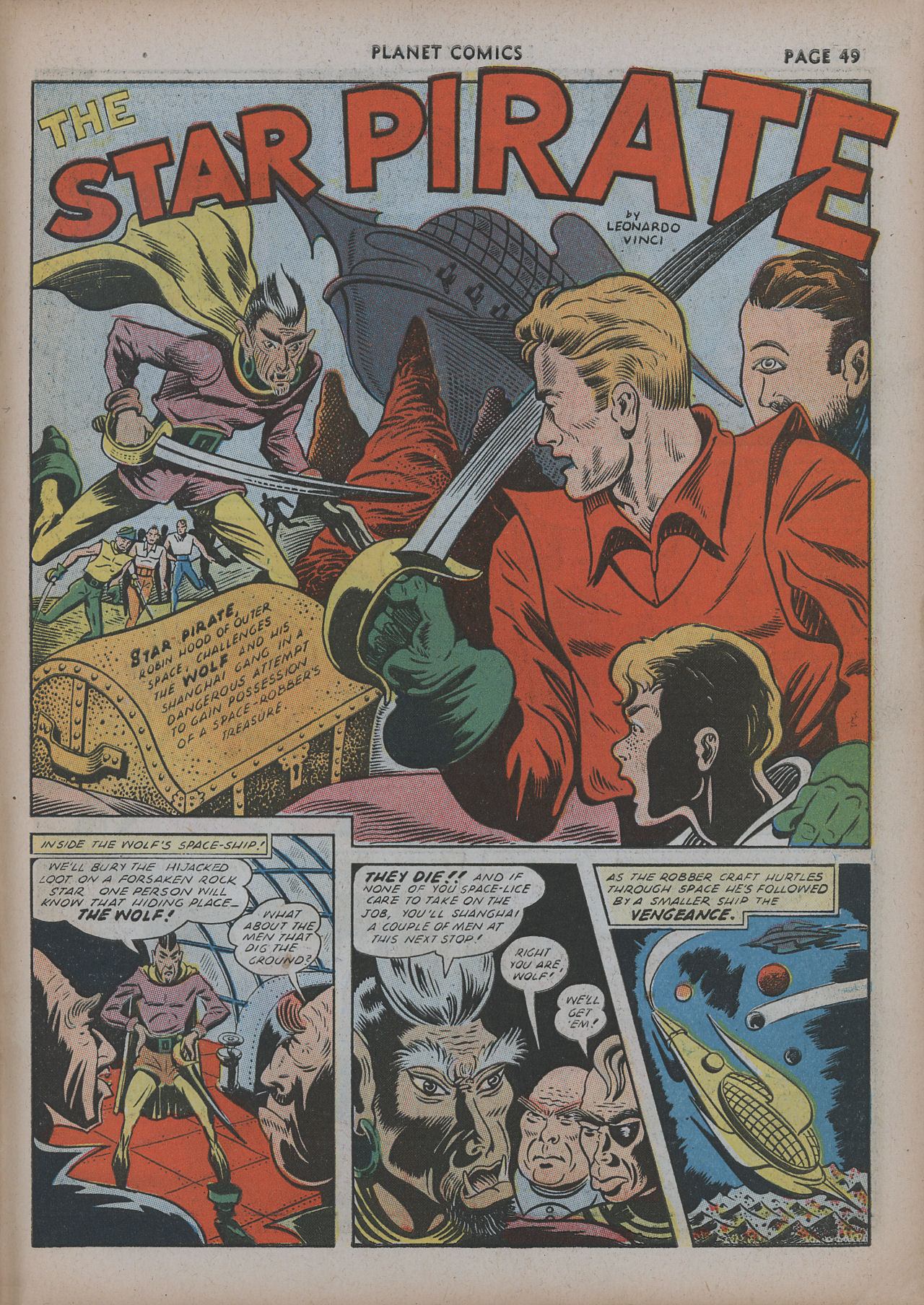 Planet Comics #20 (Fiction House), page 51. Public domain (US).