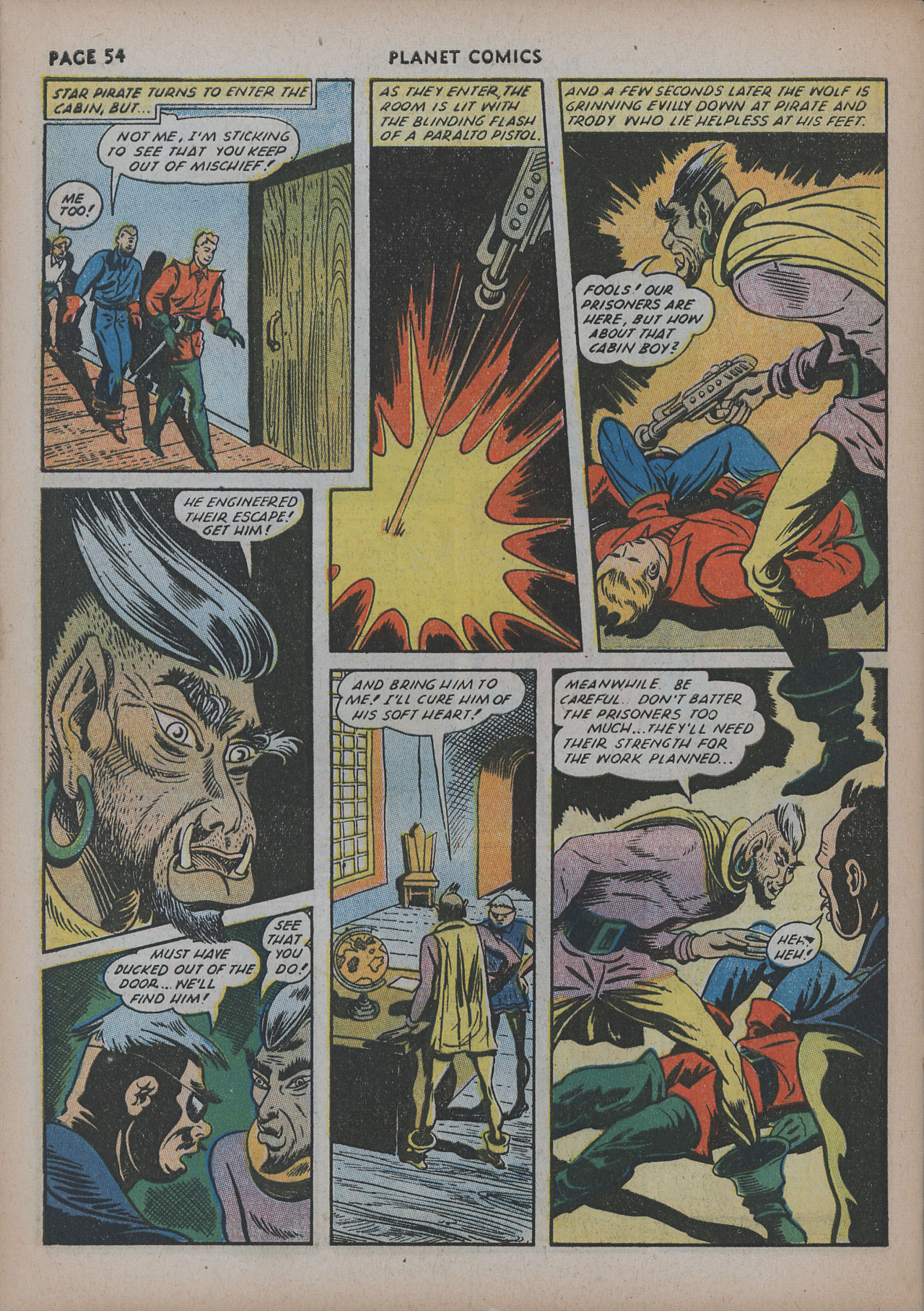 Planet Comics #20 (Fiction House), page 56. Public domain (US).