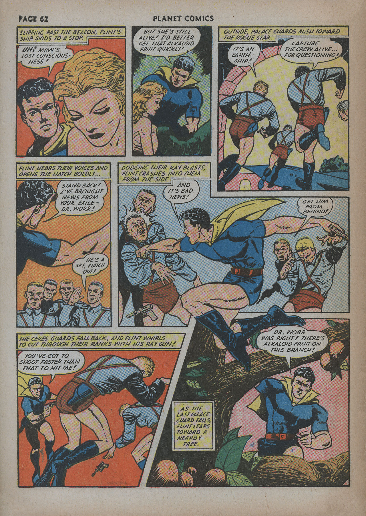 Planet Comics #20 (Fiction House), page 64. Public domain (US).
