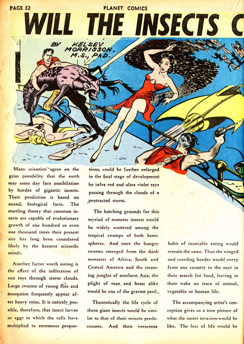 Planet Comics #21 (Fiction House), page 35. Public domain (US).