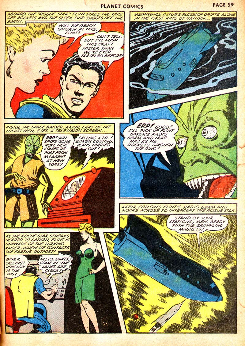Planet Comics #21 (Fiction House), page 62. Public domain (US).