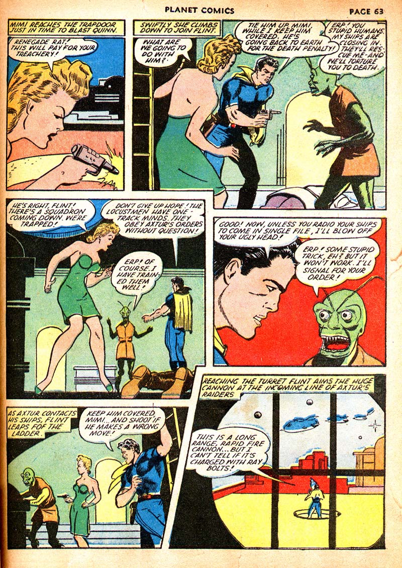 Planet Comics #21 (Fiction House), page 66. Public domain (US).