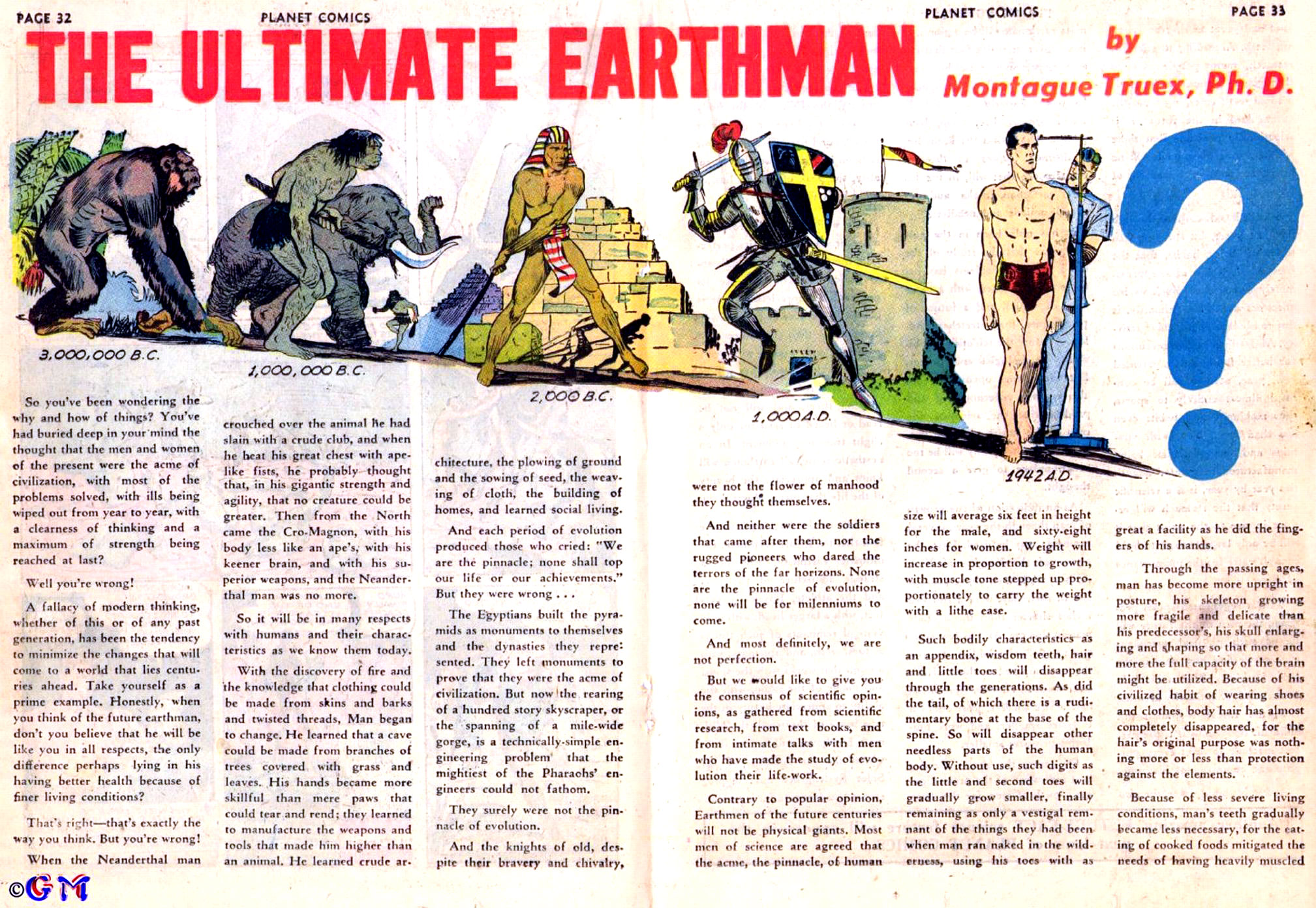 Planet Comics #22 (Fiction House), page 34. Public domain (US).