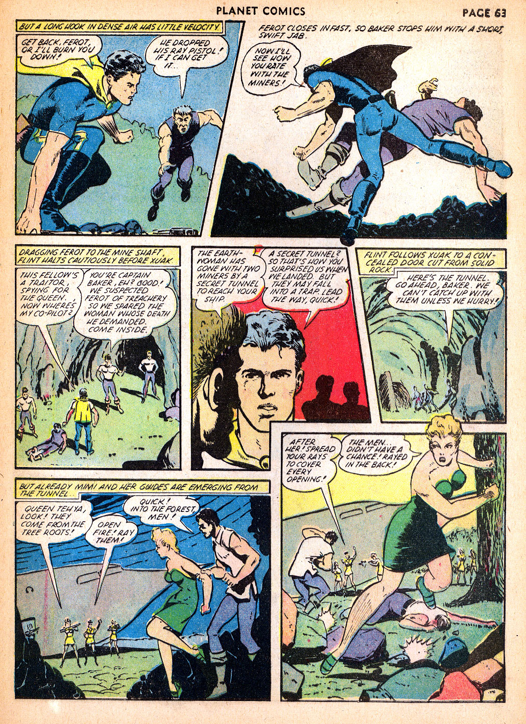 Planet Comics #22 (Fiction House), page 64. Public domain (US).