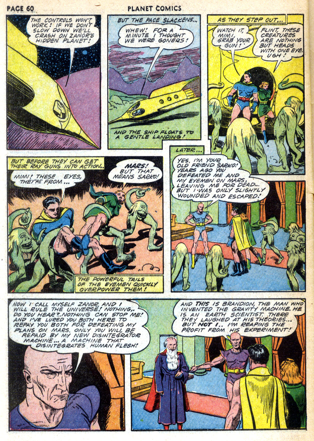 Planet Comics #24 (Fiction House), page 62. Public domain (US).