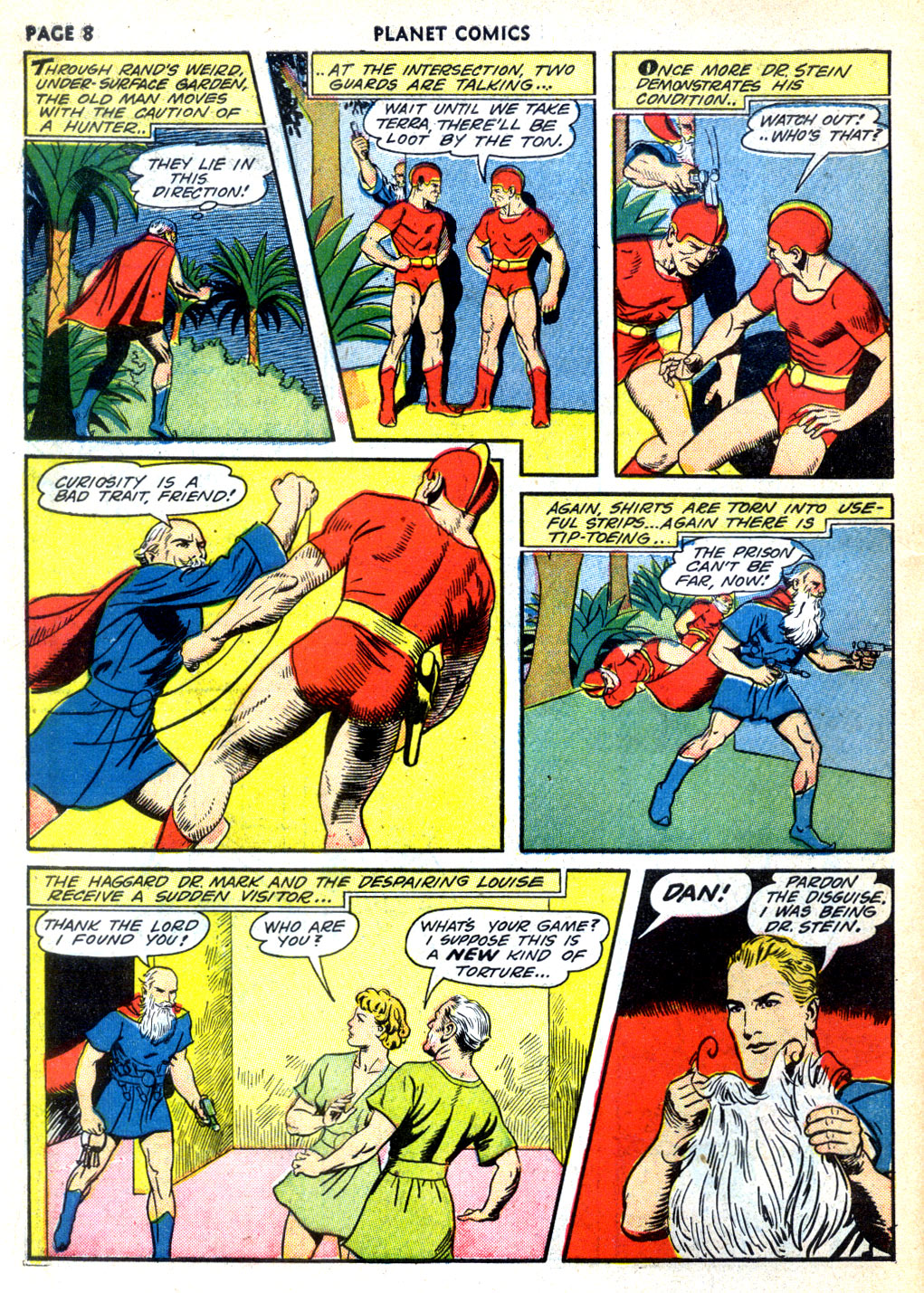Planet Comics #24 (Fiction House), page 10. Public domain (US).