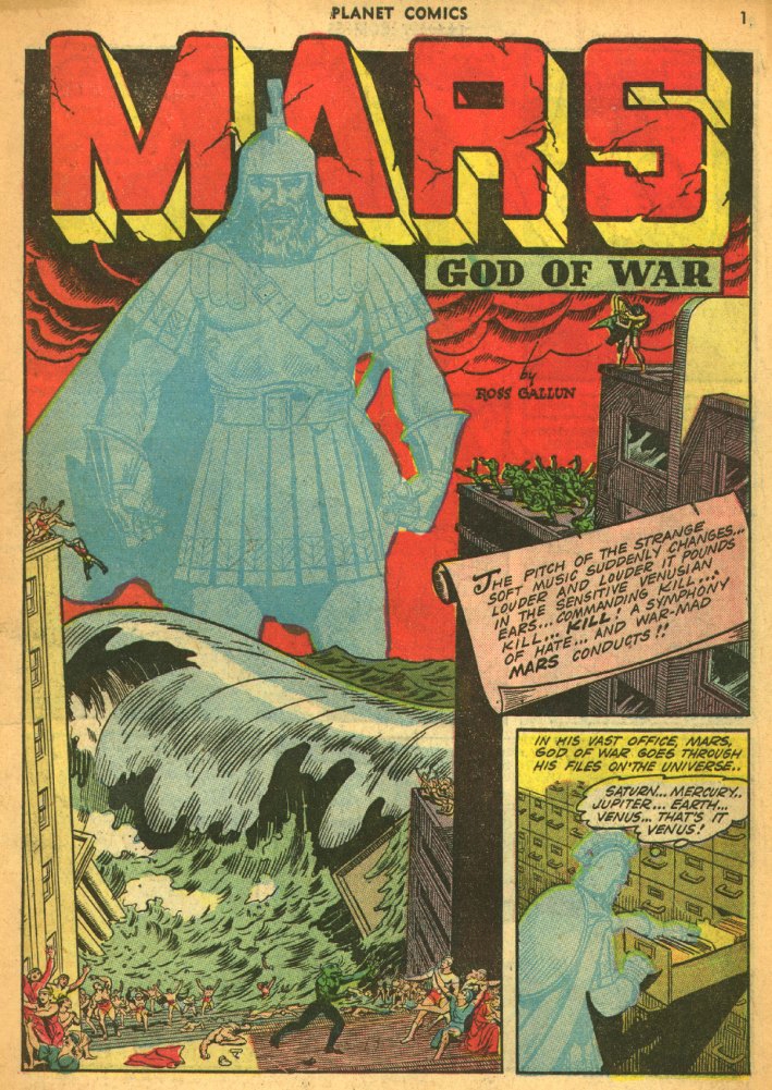 Planet Comics #25 (Fiction House), page 3. Public domain (US).