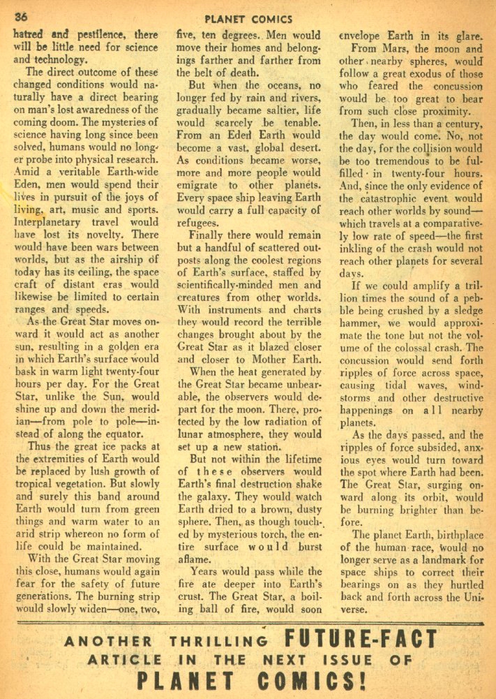 Planet Comics #25 (Fiction House), page 38. Public domain (US).