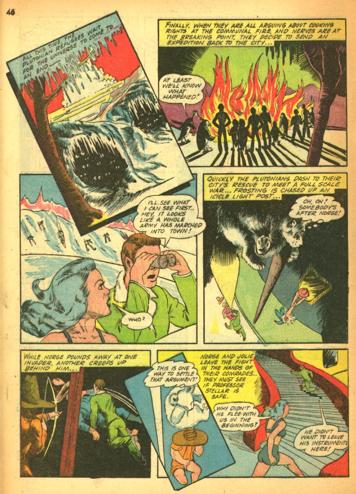 Planet Comics #25 (Fiction House), page 48. Public domain (US).